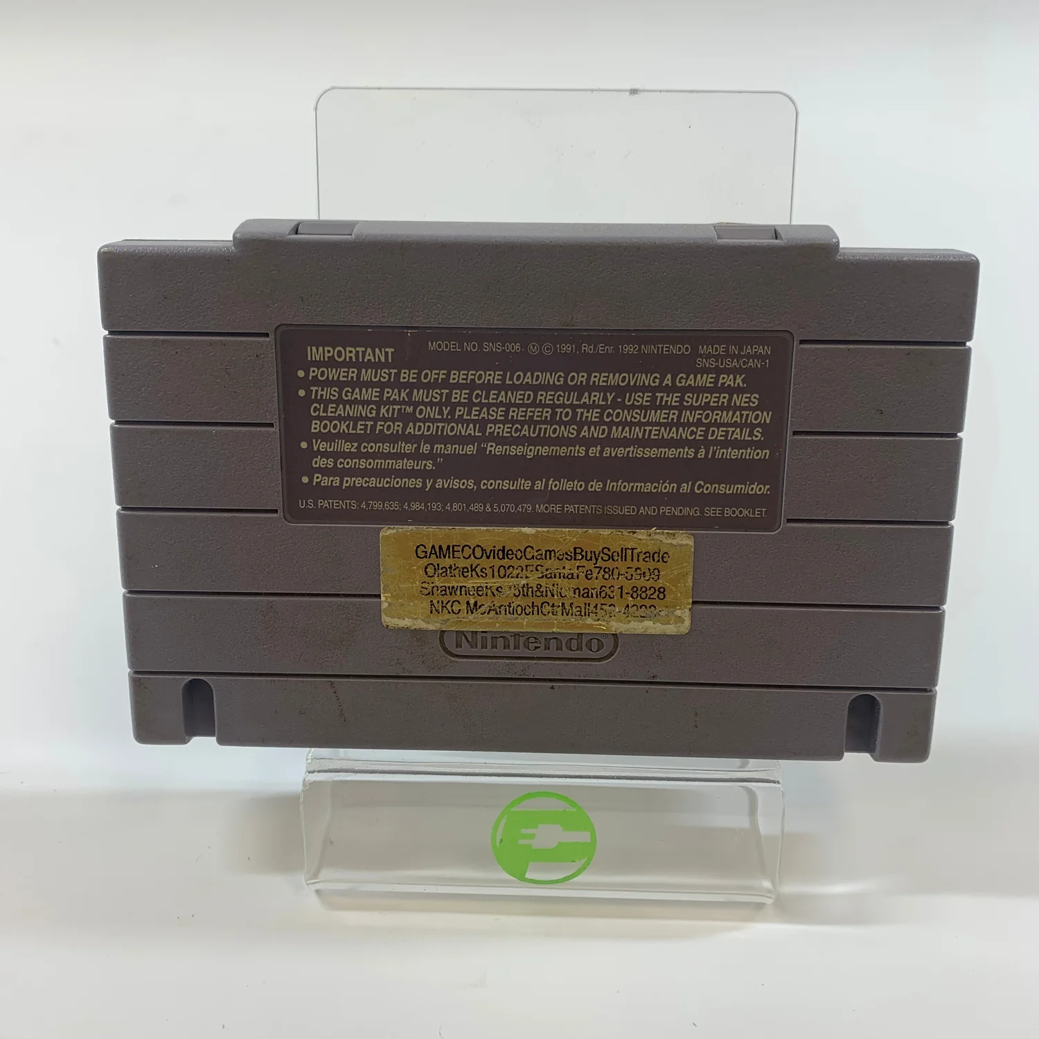 Bonkers (Super Nintendo SNES, 1994) Cartridge Only - Image 2