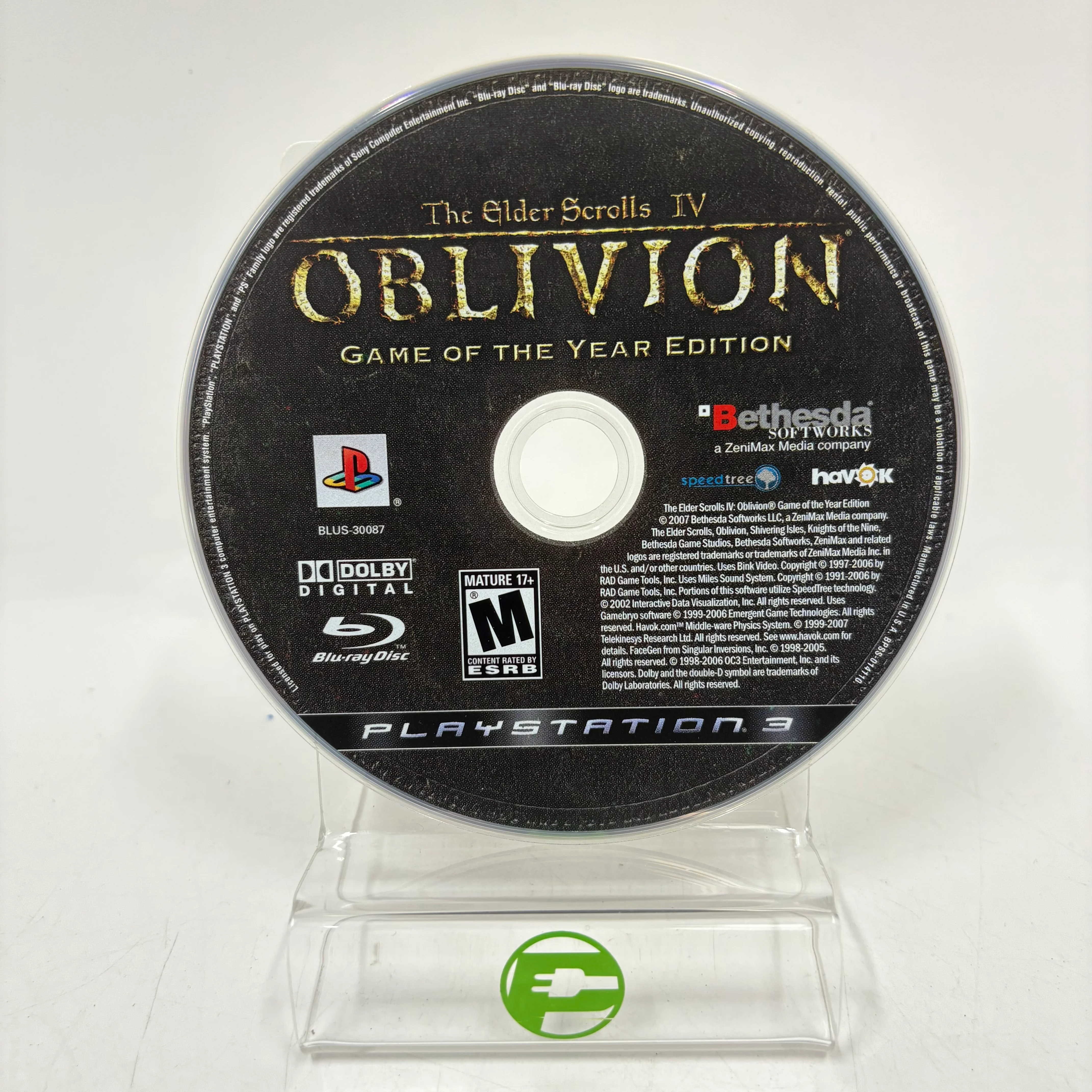 Elder Scrolls IV Oblivion [Game of the Year] (Sony PlayStation 3 PS3, 2007) - Image 3