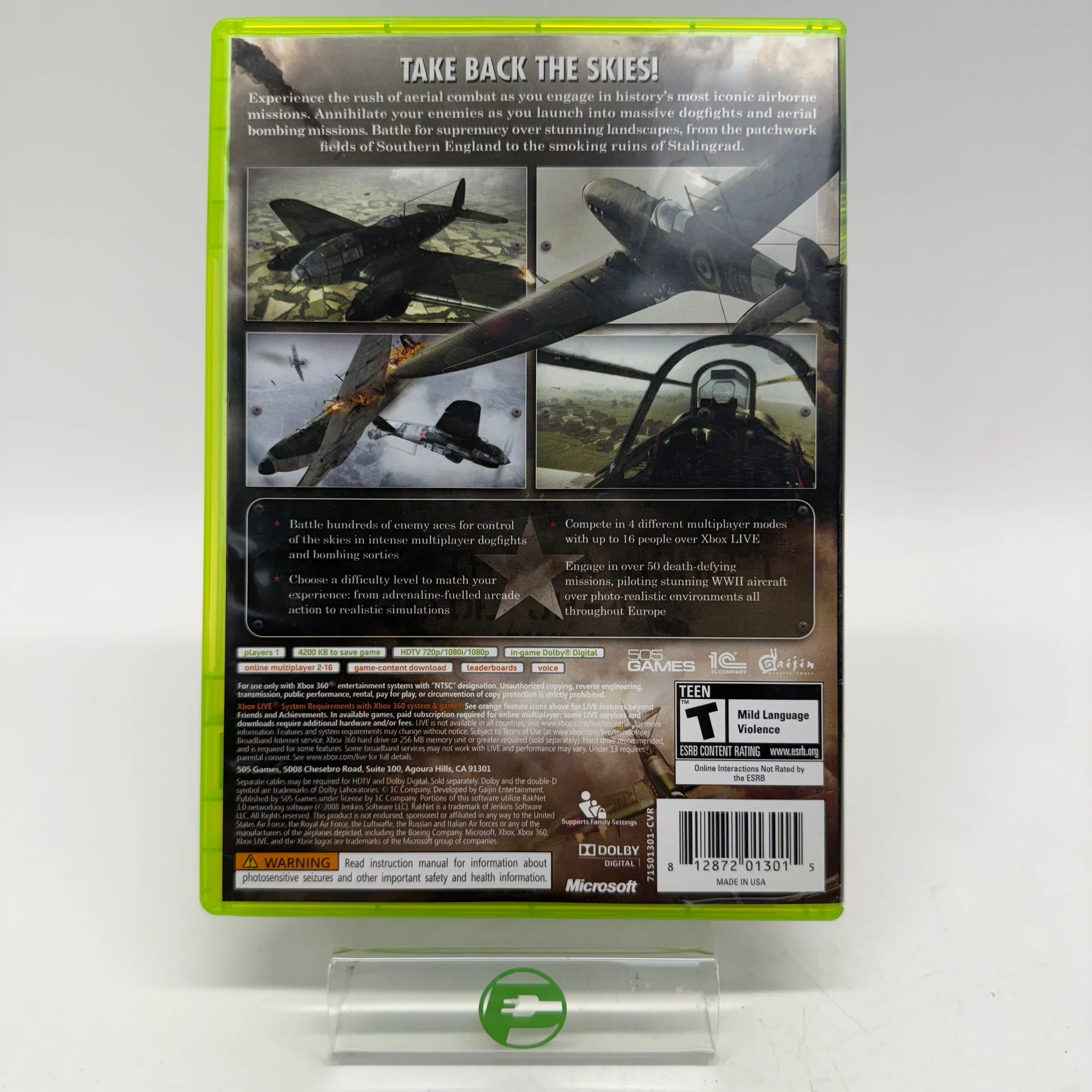 IL-2 Sturmovik: Birds of Prey (Microsoft Xbox 360, 2009) - Image 2