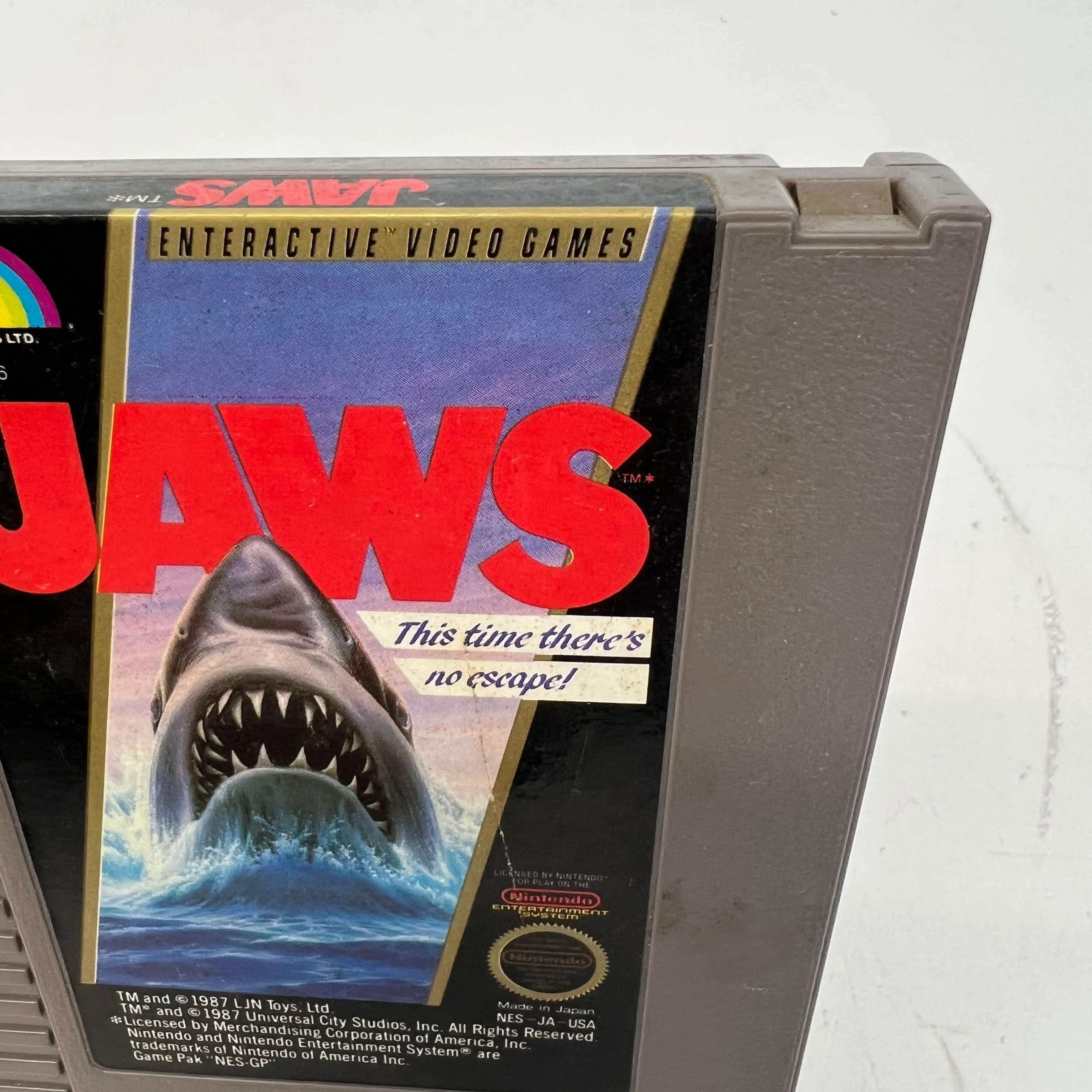 Jaws  (Nintendo NES,  1987) - Image 2