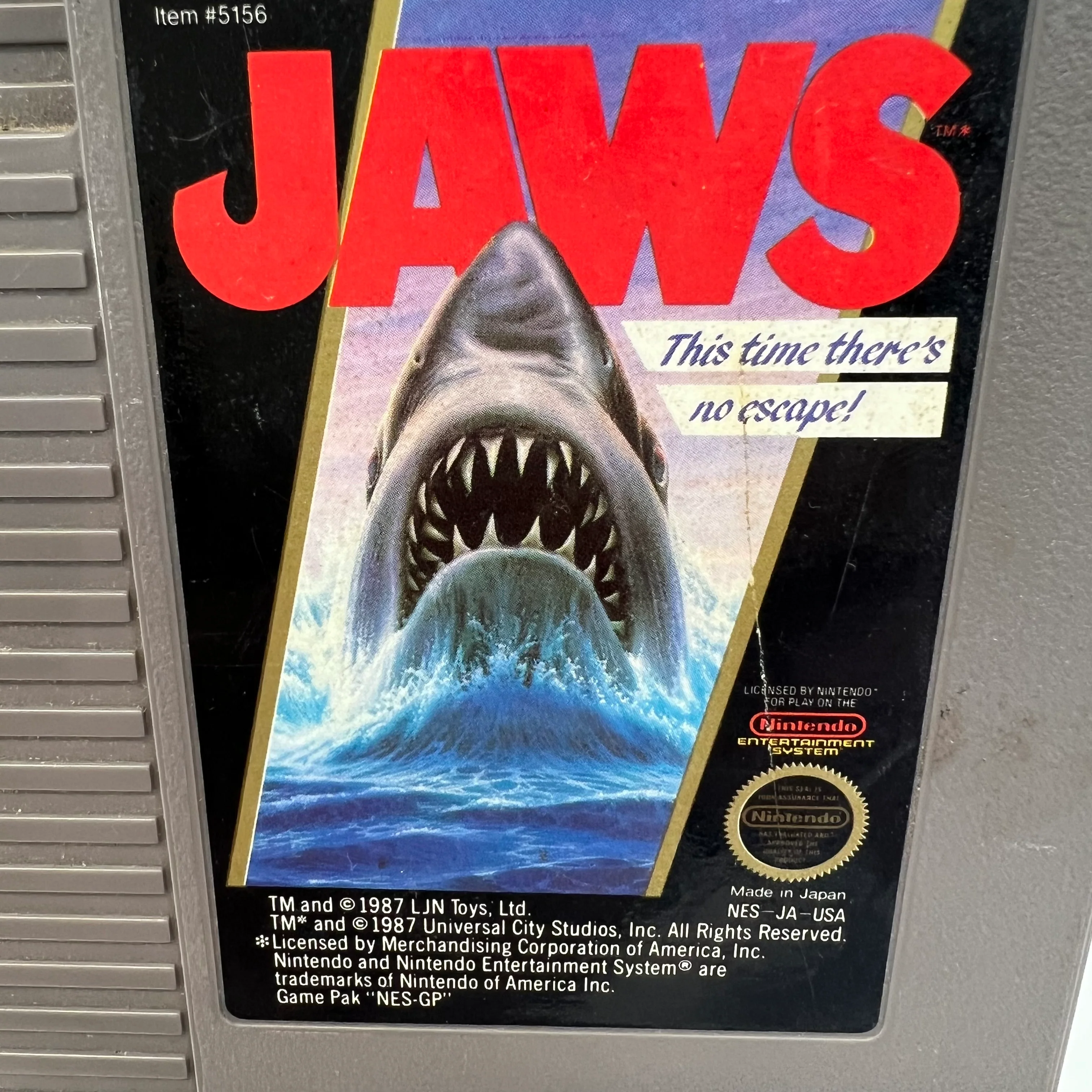 Jaws  (Nintendo NES,  1987) - Image 4