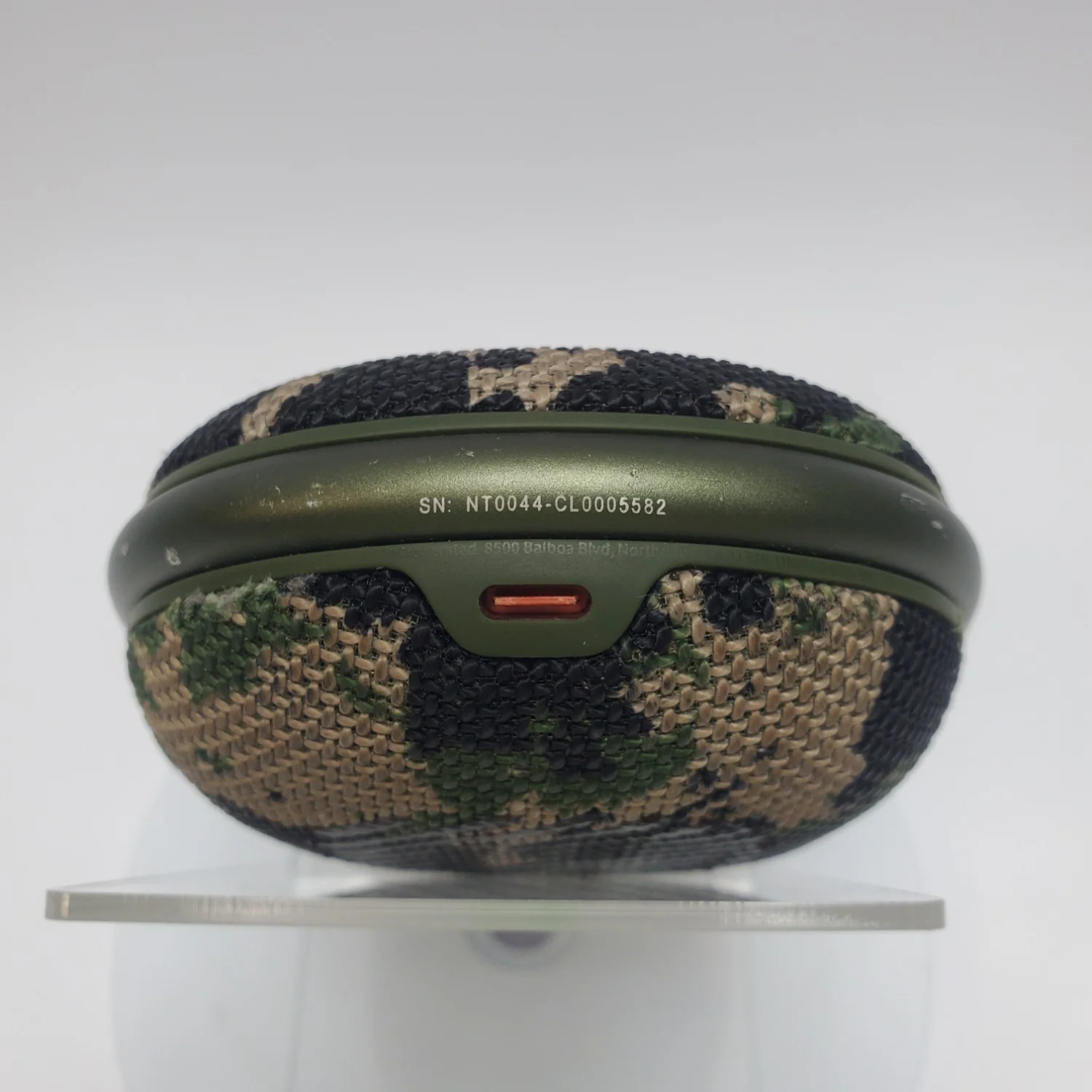JBL Clip 4 Portable Wireless Bluetooth Speaker Camo JBLCLIP4SQDAM - Image 3