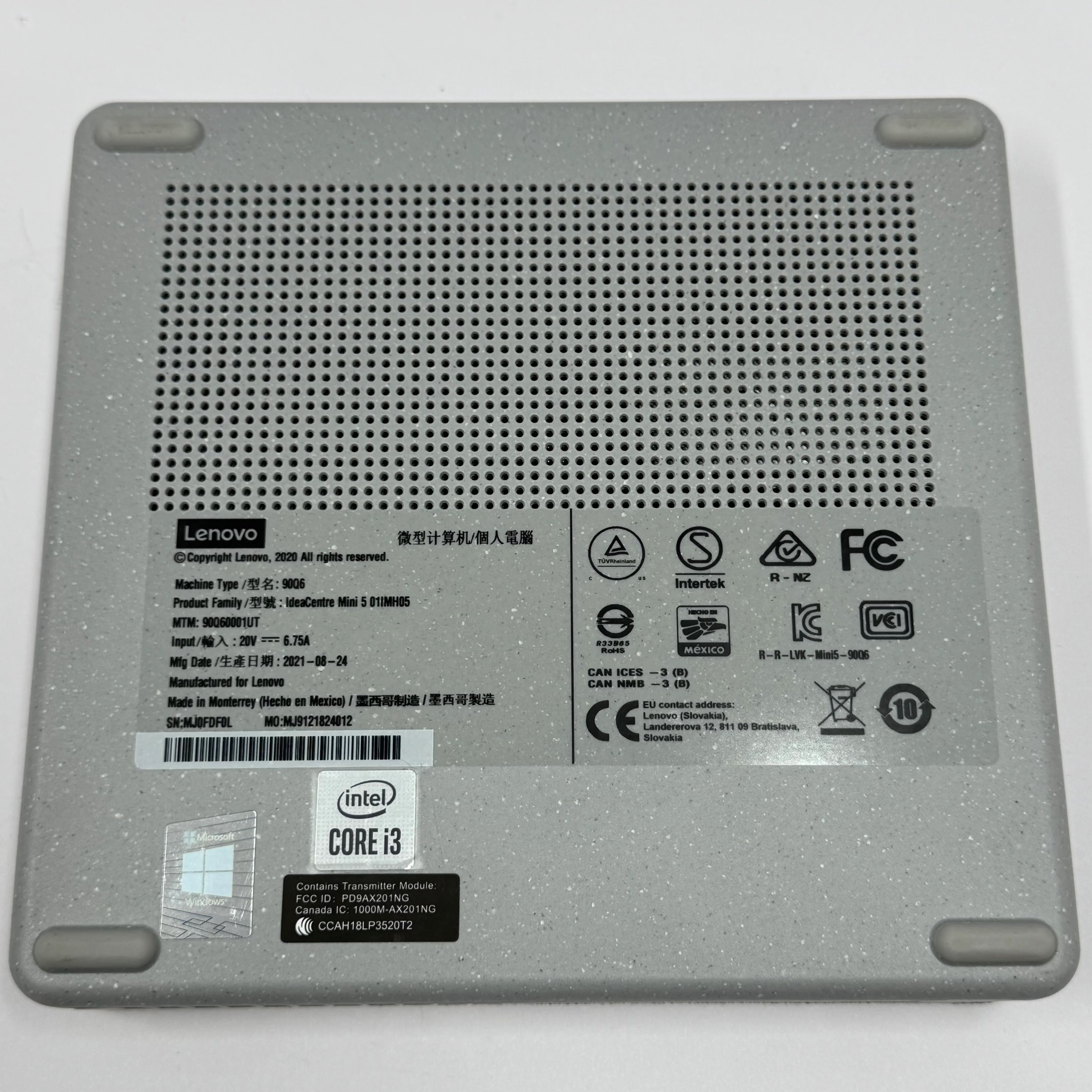 Lenovo IdeaCentre Mini 5 i3-10100 16GB RAM 128GB SSD 1TB HDD Desktop Only - Image 6
