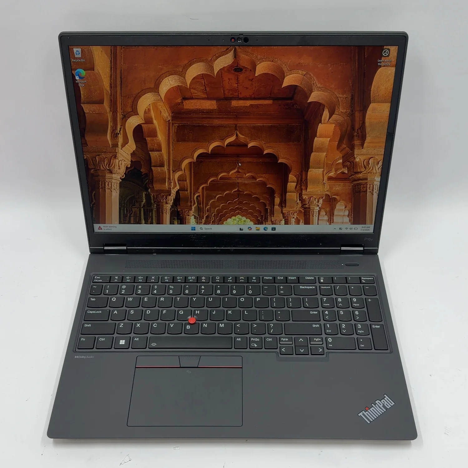 Lenovo ThinkPad P16v Gen 1 16" Ryzen 5 Pro 7640HS 16GB RAM 512GB SSD RTX A500