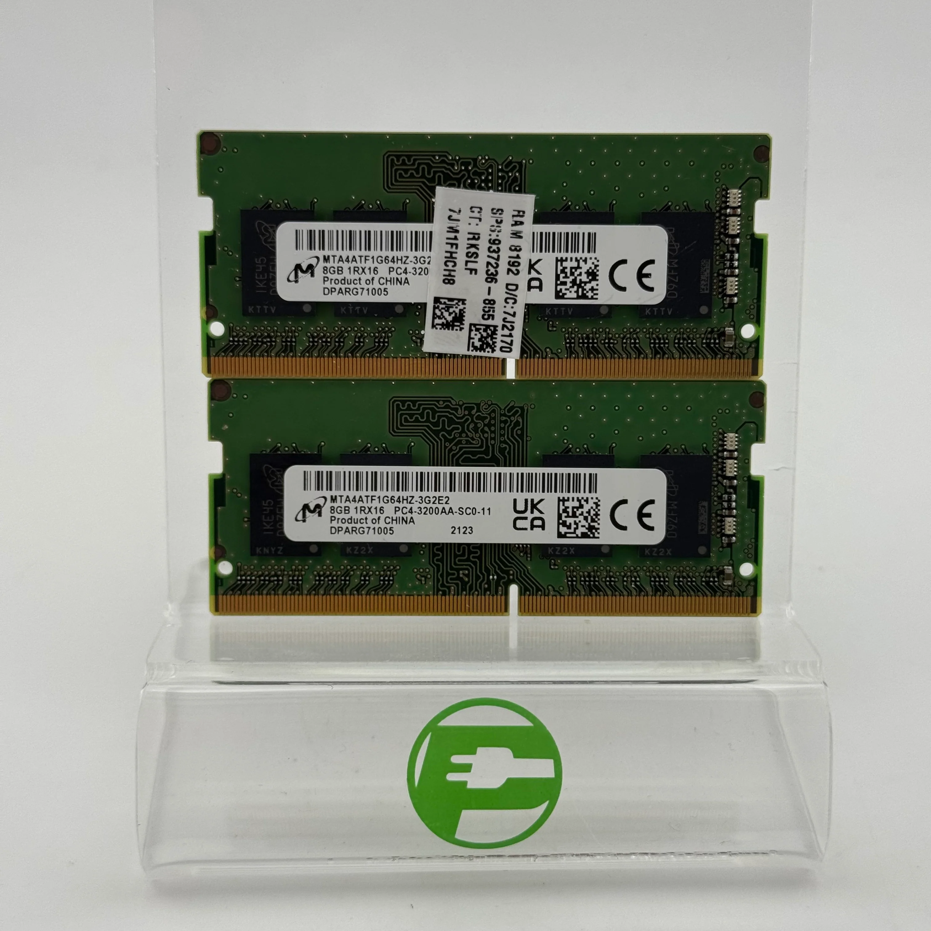 Micron 16GB (2x8GB) RAM DDR4 3200MHz MTA4ATF1G64HZ-3G2E2 Sodimm