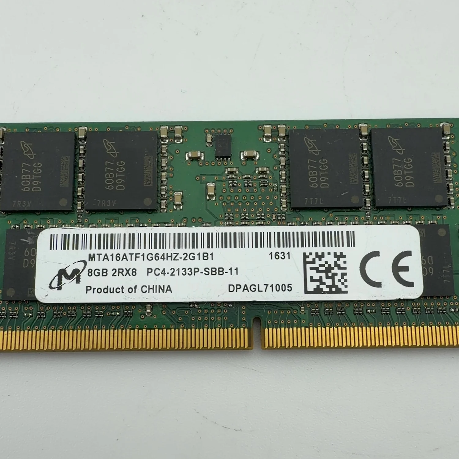 Micron  32GB (4x8GB) RAM DDR4 2133MHz MTA16ATF1G64HZ-261B1 - Image 3