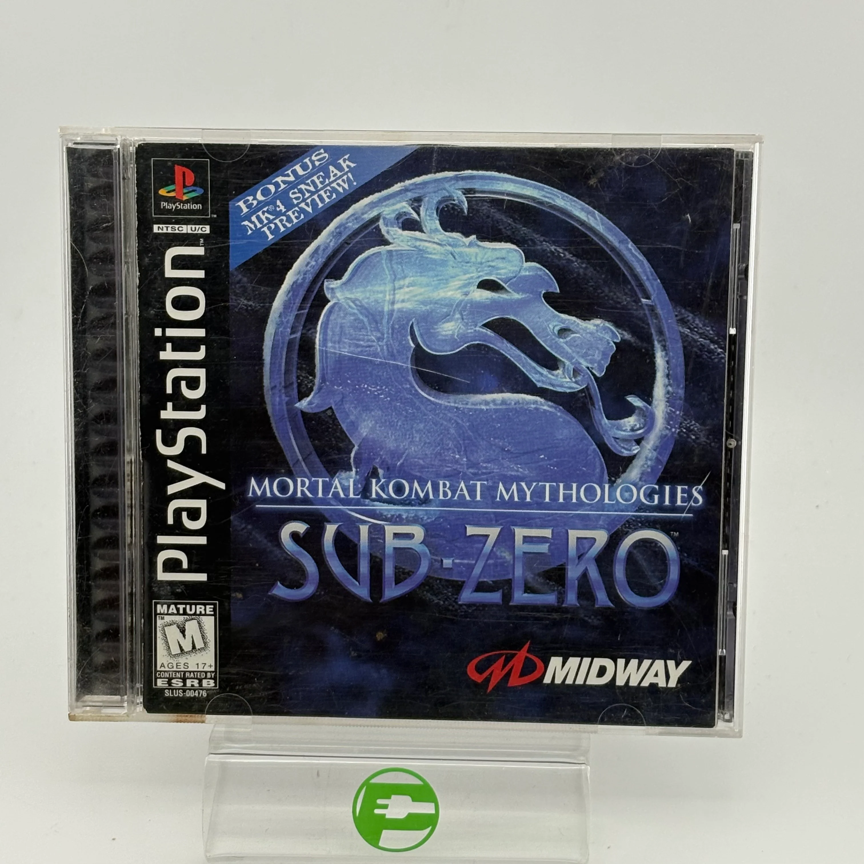 Mortal Kombat Mythologies: Sub-Zero (Sony PlayStation 1 PS1, 1997)