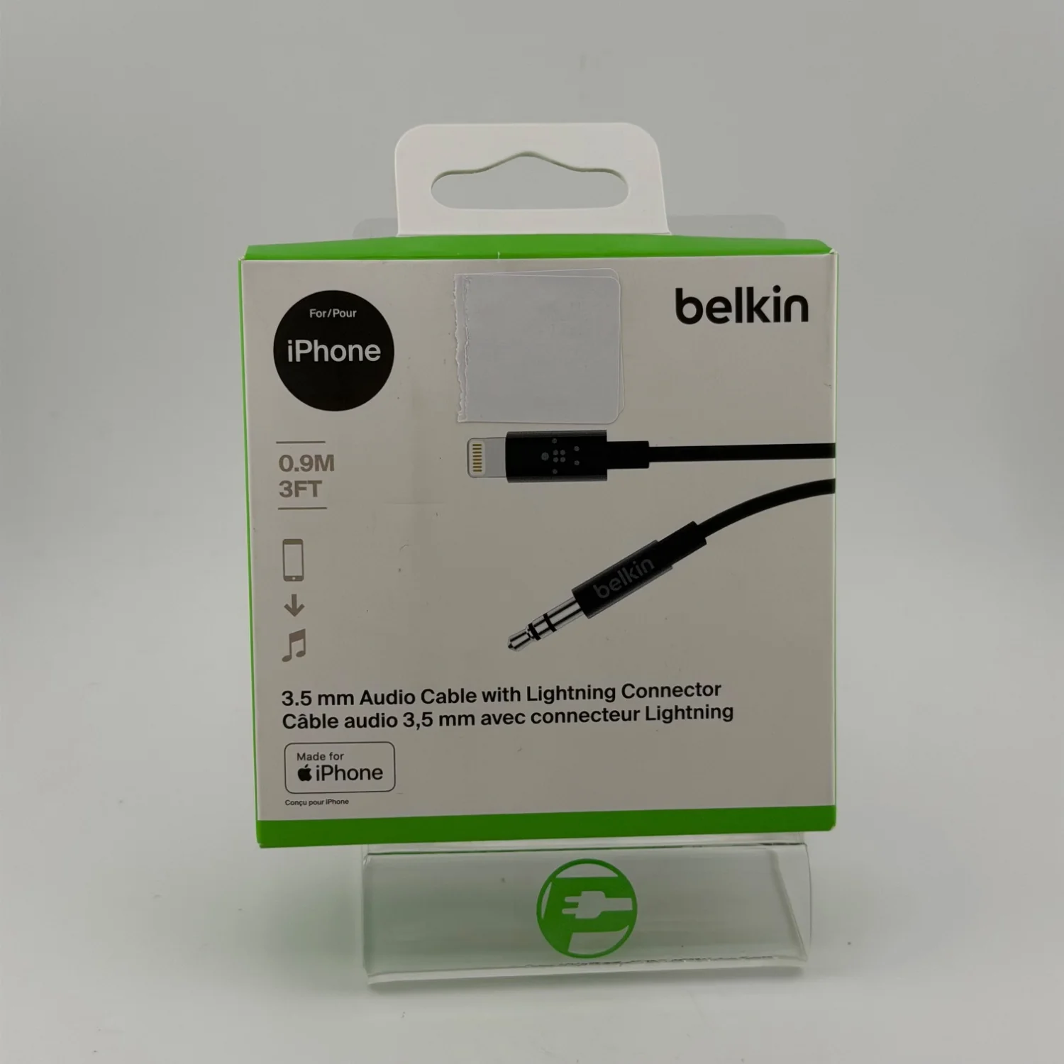 New Belkin 3.5mm Audio Cable with Lightning Connector For iPhone