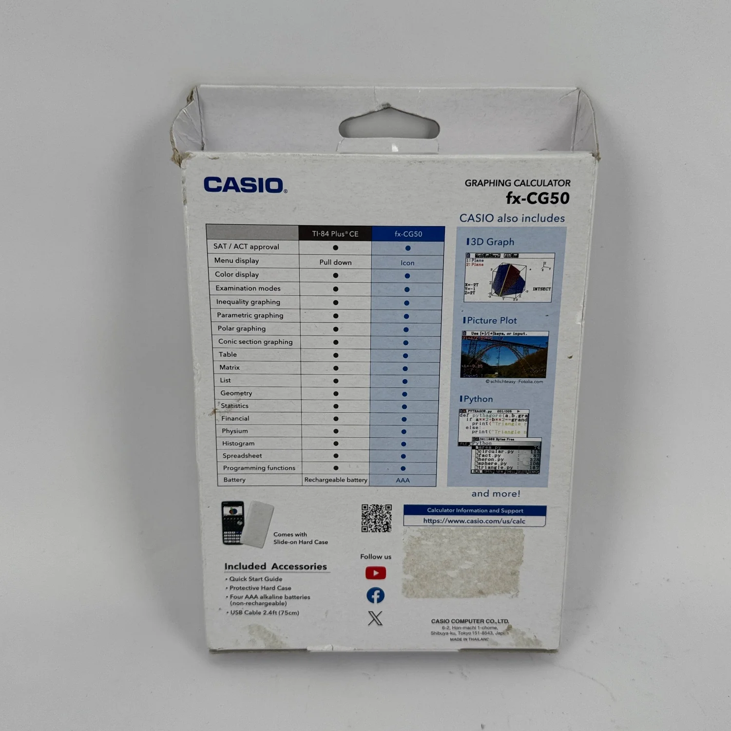 New Casio FX-CG50 Graphing Calculator - Image 2