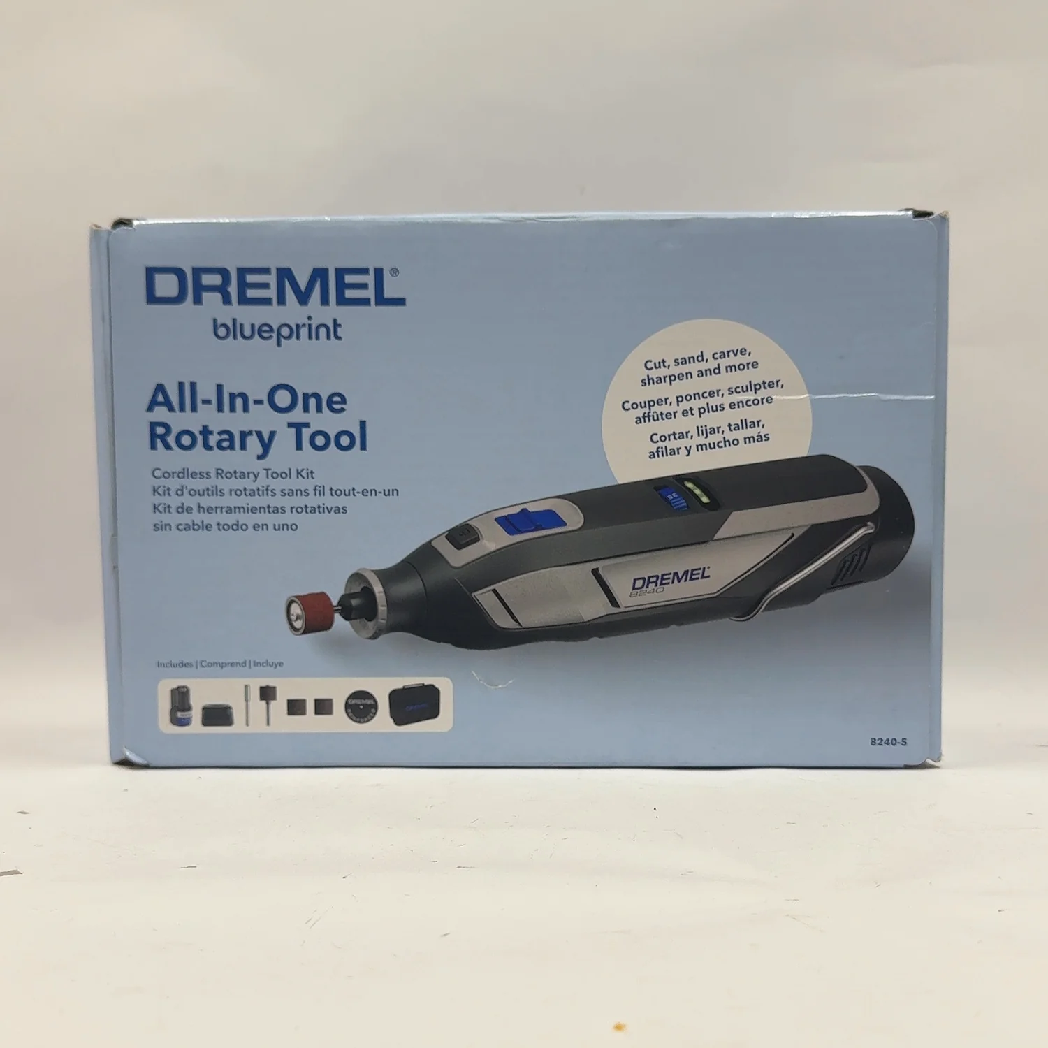 New Dremel Blueprint All-In-One Cordless Rotary Tool Kit 8240-5