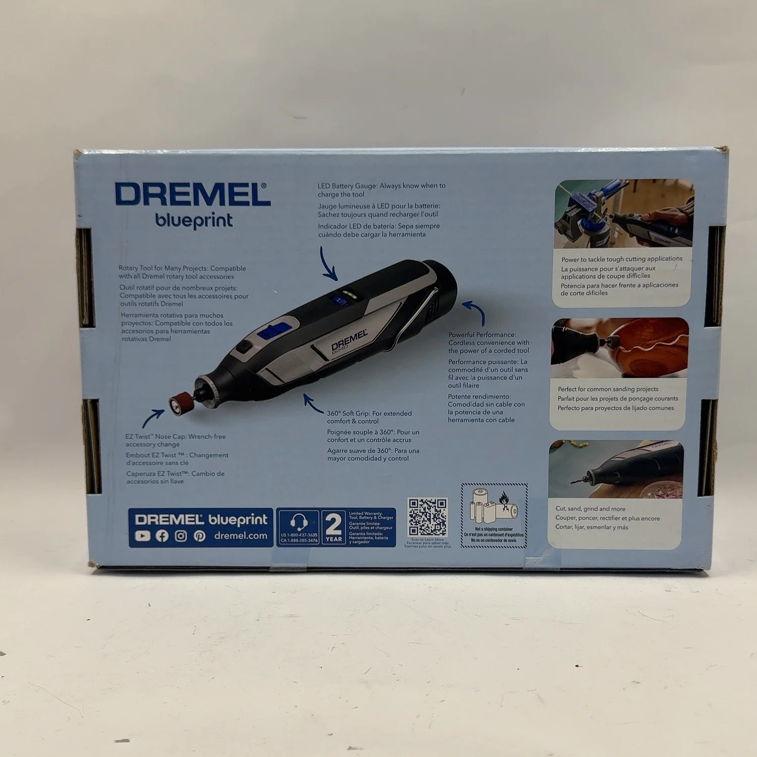 New Dremel Blueprint All-In-One Cordless Rotary Tool Kit 8240-5 - Image 2