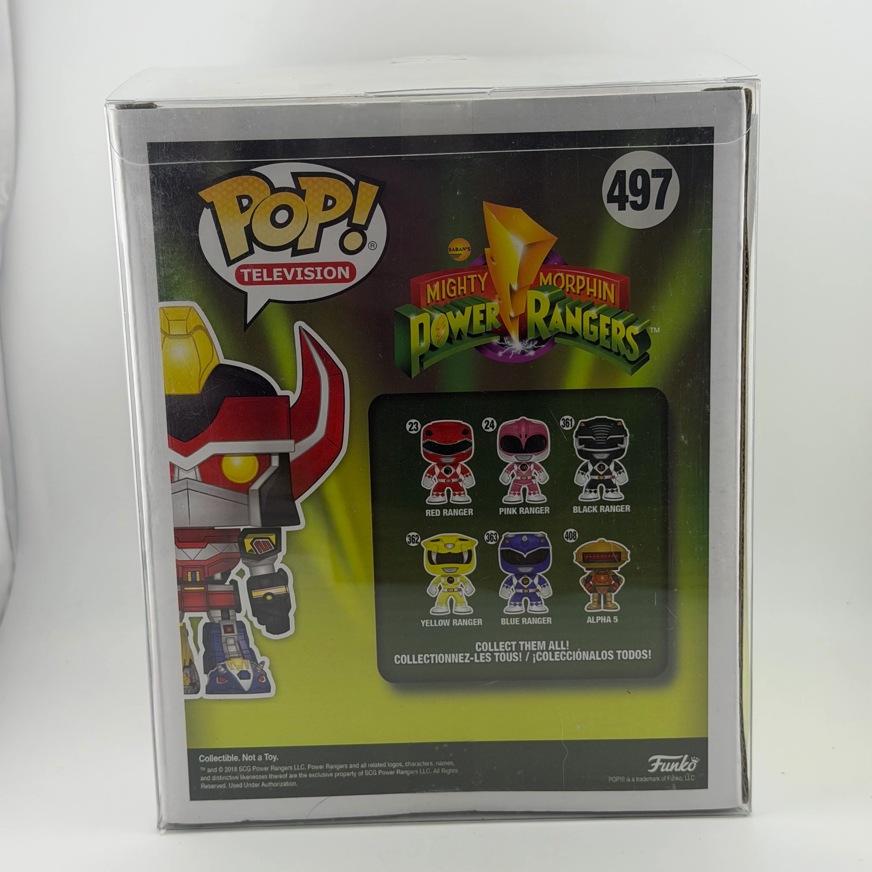 New Funko Pop Power Rangers Megazord #497 - Image 3