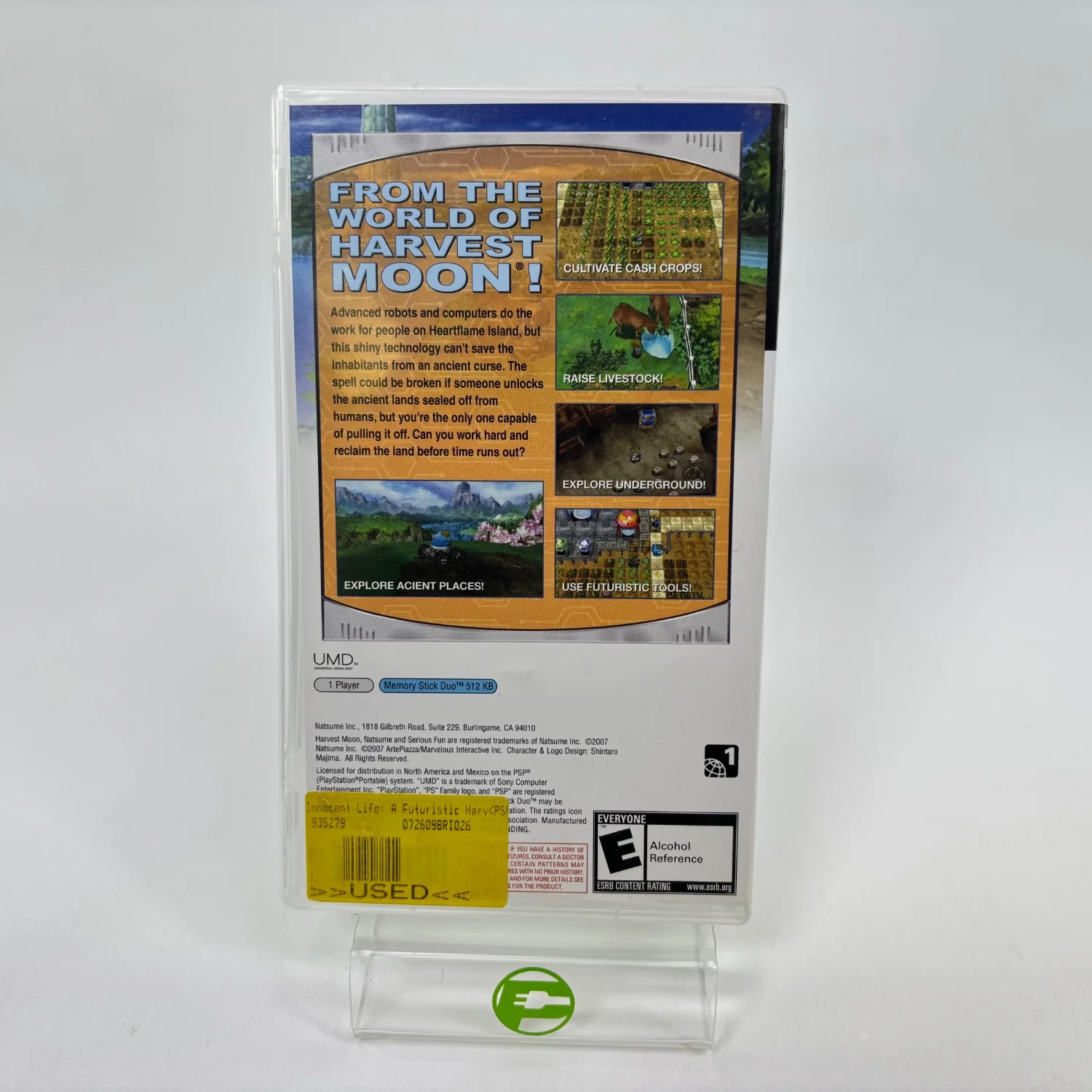 New Innocent Life A Futuristic Harvest Moon(Sony PlayStation Portable PSP, 2007) - Image 2