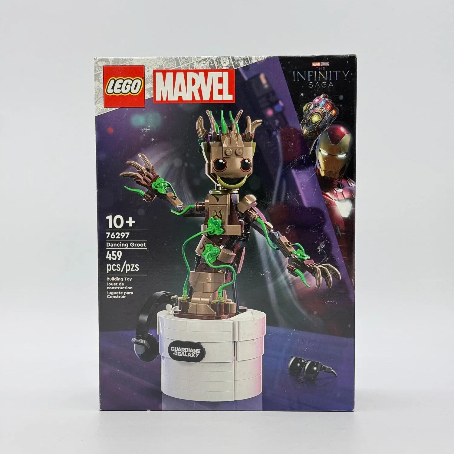 New Lego Marvel Super Heroes: Dancing Groot Lego Set 76297