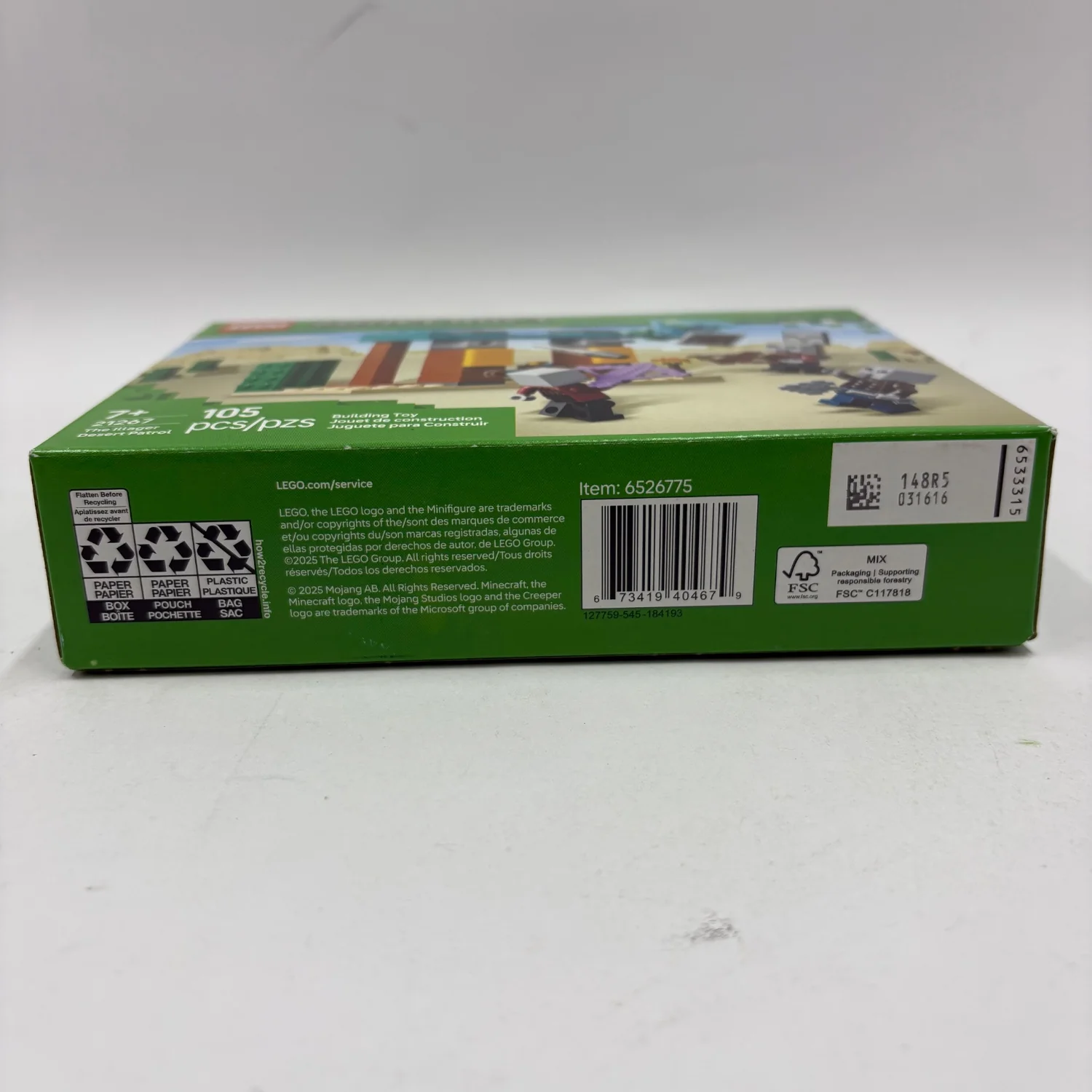 New Lego Minecraft Lego Set 6526775 - Image 5