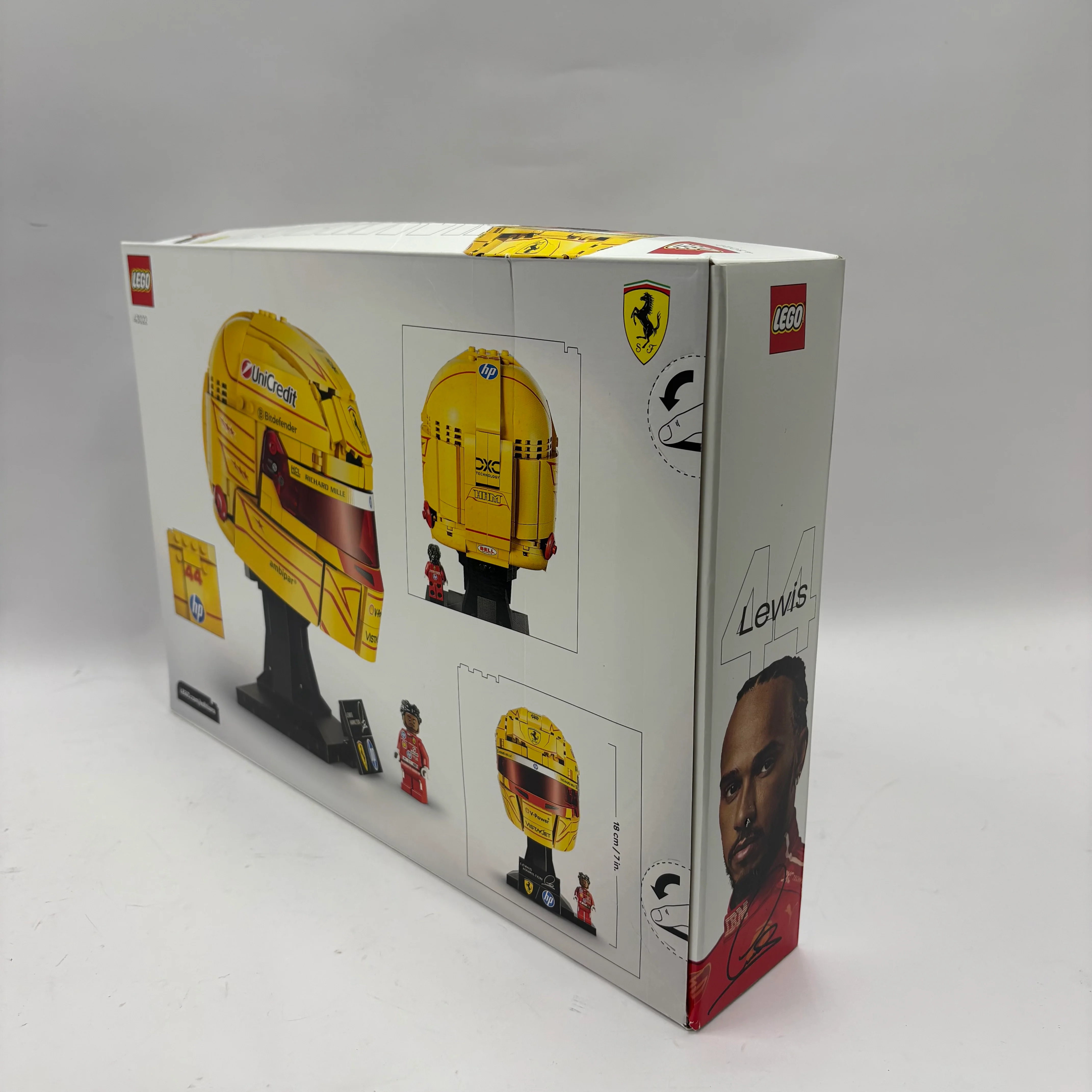 New Lego Scuderia Ferrari HP Lewis Hamilton Helmet Lego Set 6590614 - Image 3