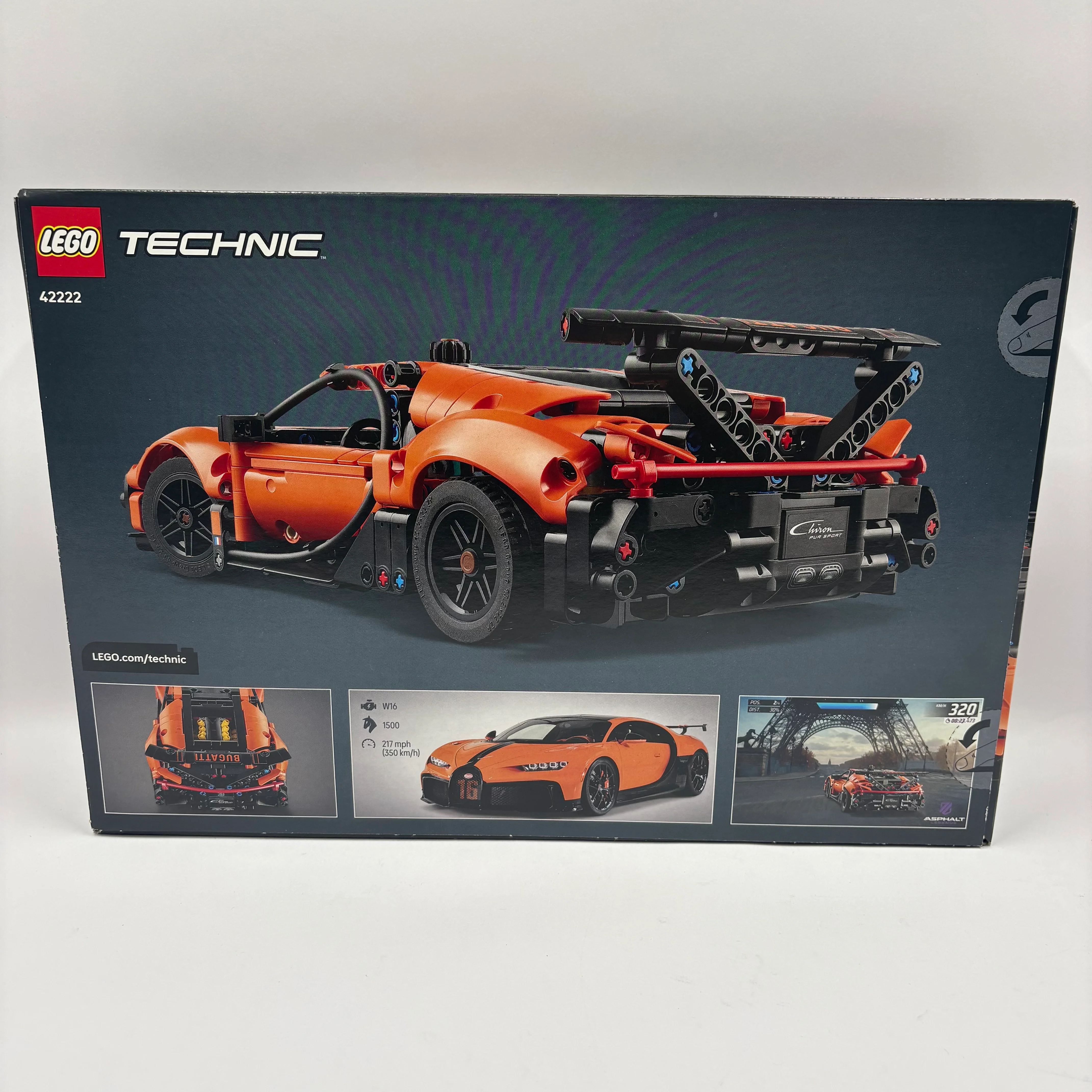 New LEGO Technic Bugatti Chiron Pur Sport Hypercar Build Kit 6588566 - Image 2