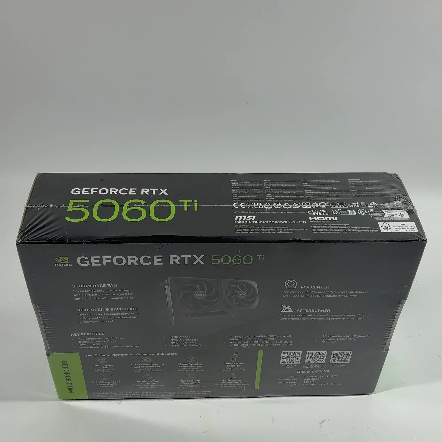 New MSI GeForce RTX 5060 Ti SHADOW 2X OC 8GB GDDR7 Graphics Card 912-V536-023 - Image 5