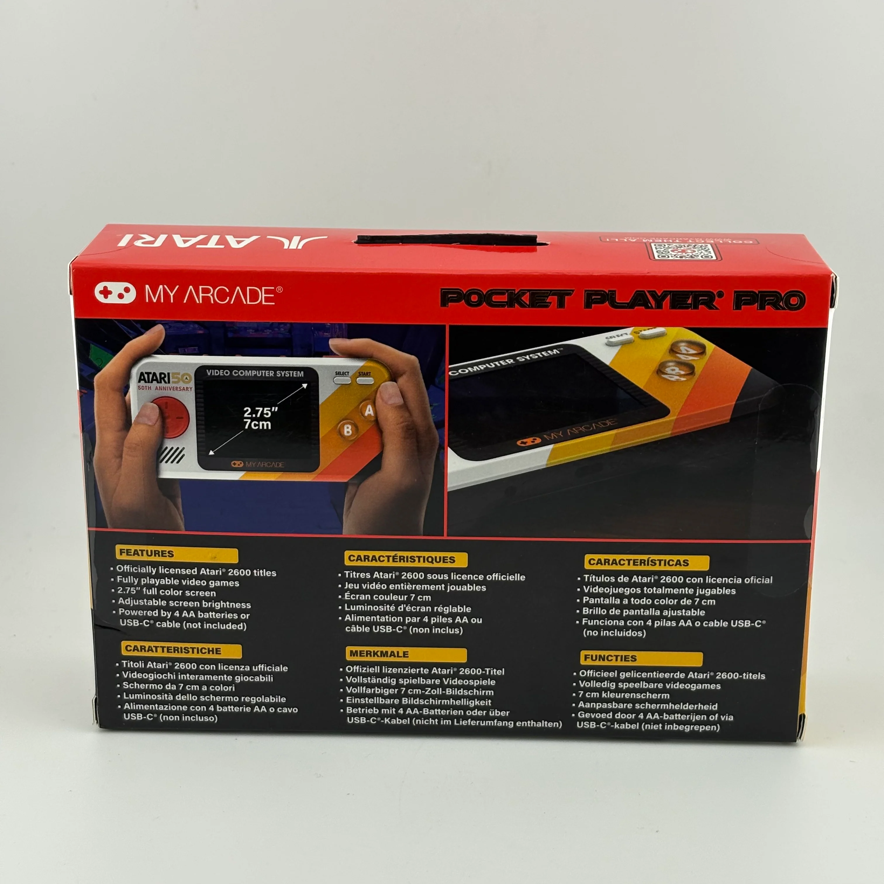 New My Arcade Pocket Player Pro 100 Atari Games Gaming System - Image 2