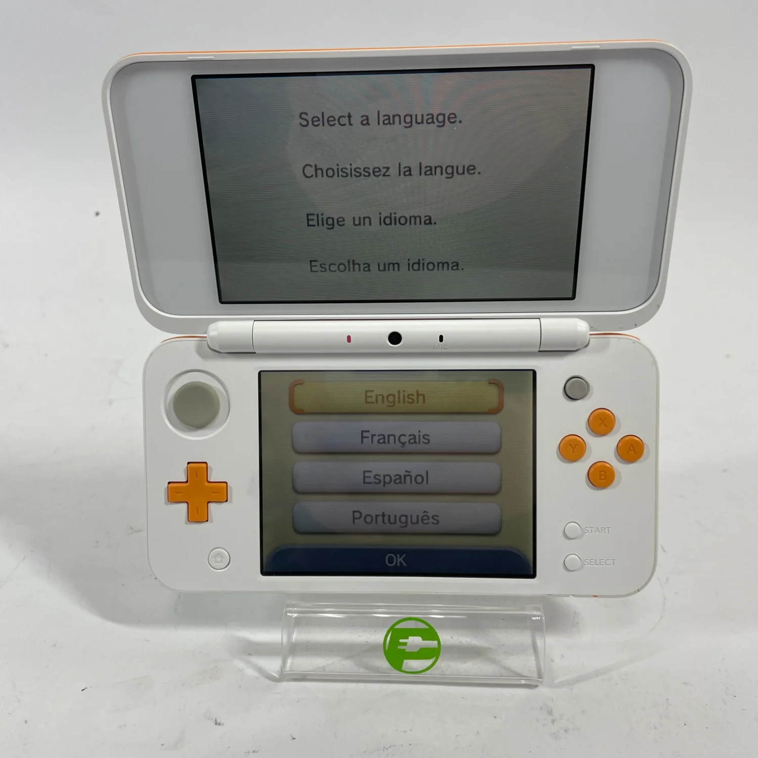 New Nintendo 2DS XL Handheld Game Console JAN-001 White/Orange - Image 2