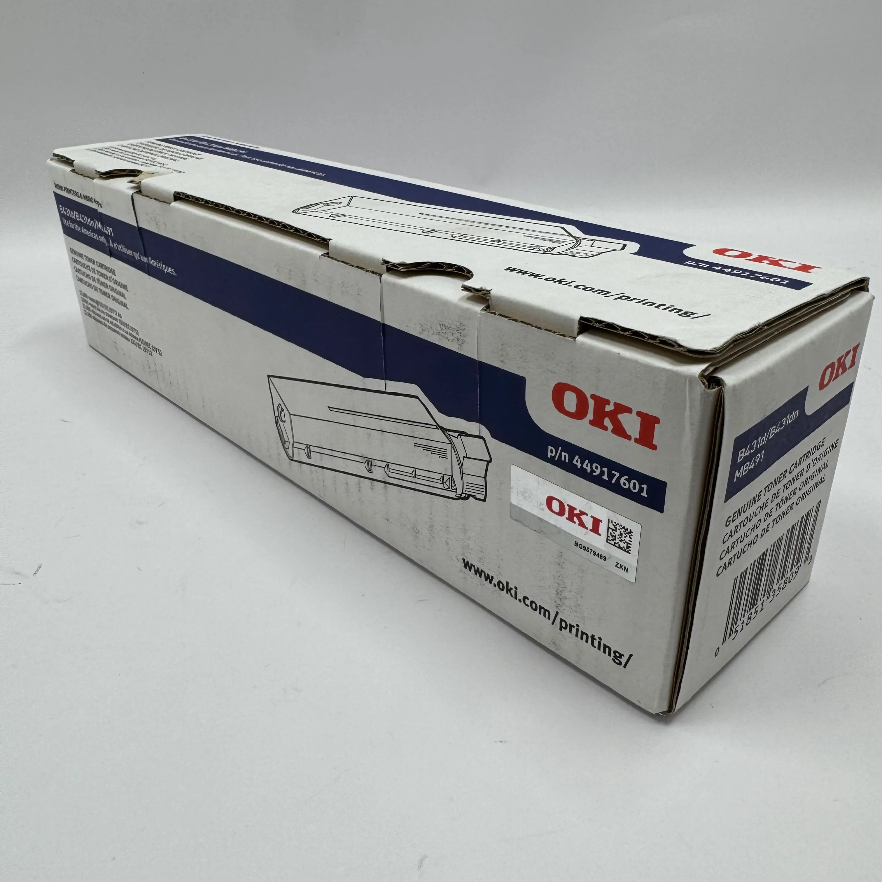 New OKI B431d 44917601 Black Toner Cartridge - Image 3