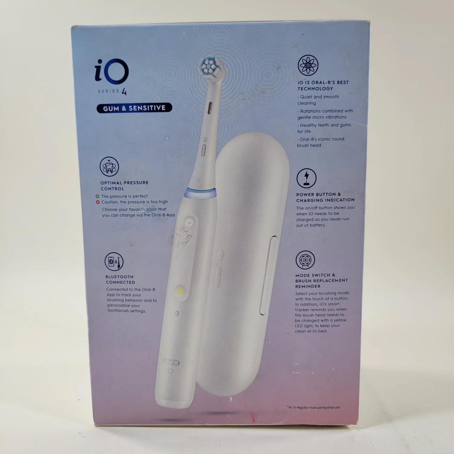 New Oral-B iO Series 4 Rechargable Electric Toothbrush - Image 2