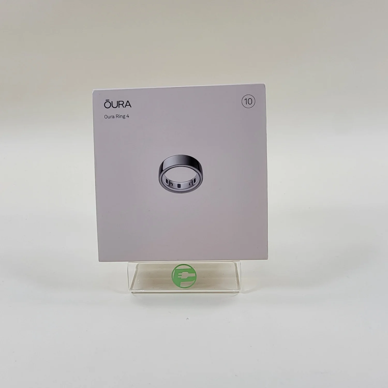 New Oura Ring 4 10 Silver Titanium Smart Ring JZ90-54217-10