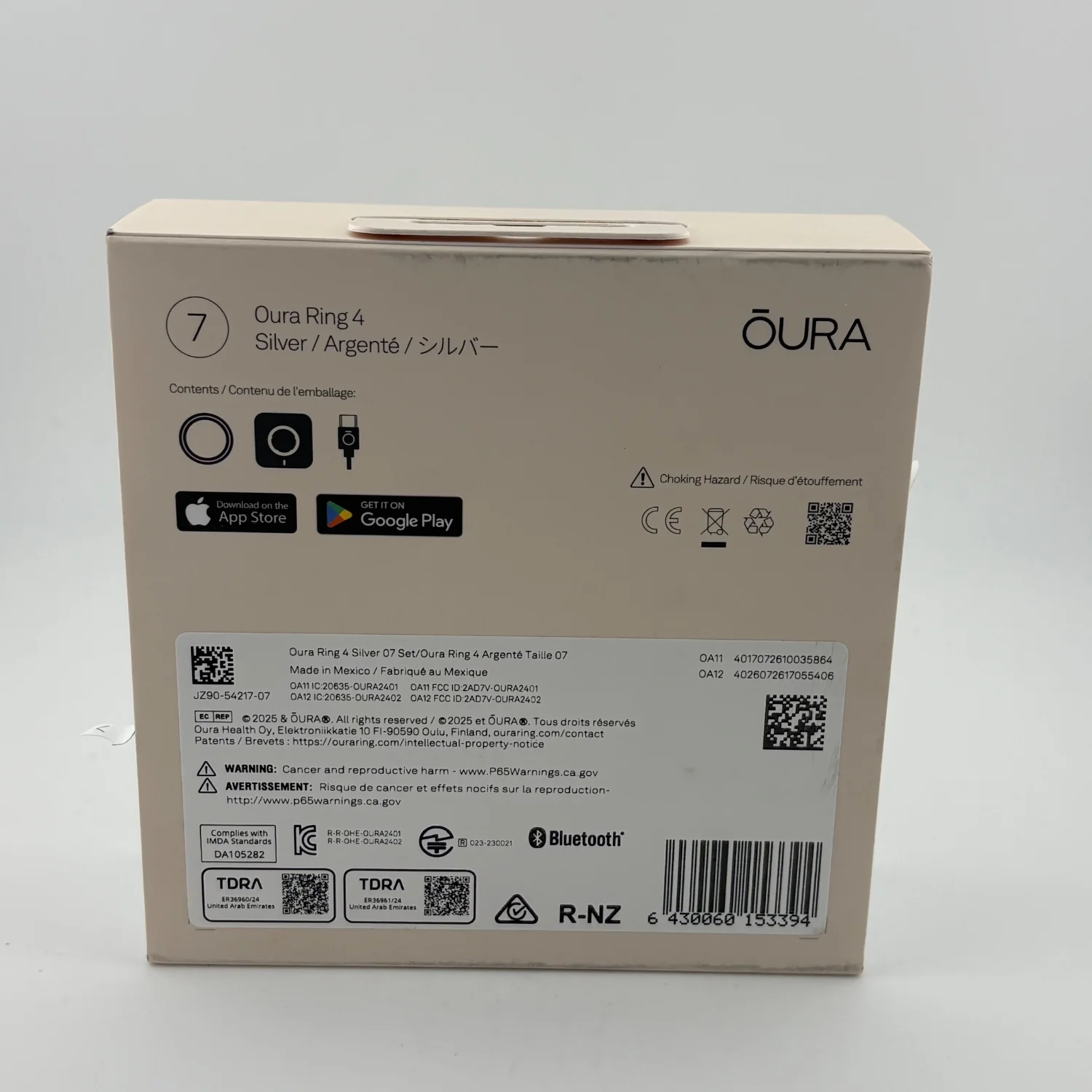 New Oura Ring 4 Size 7 Fitness Activity Tracker JZ90-54217-07 - Image 2