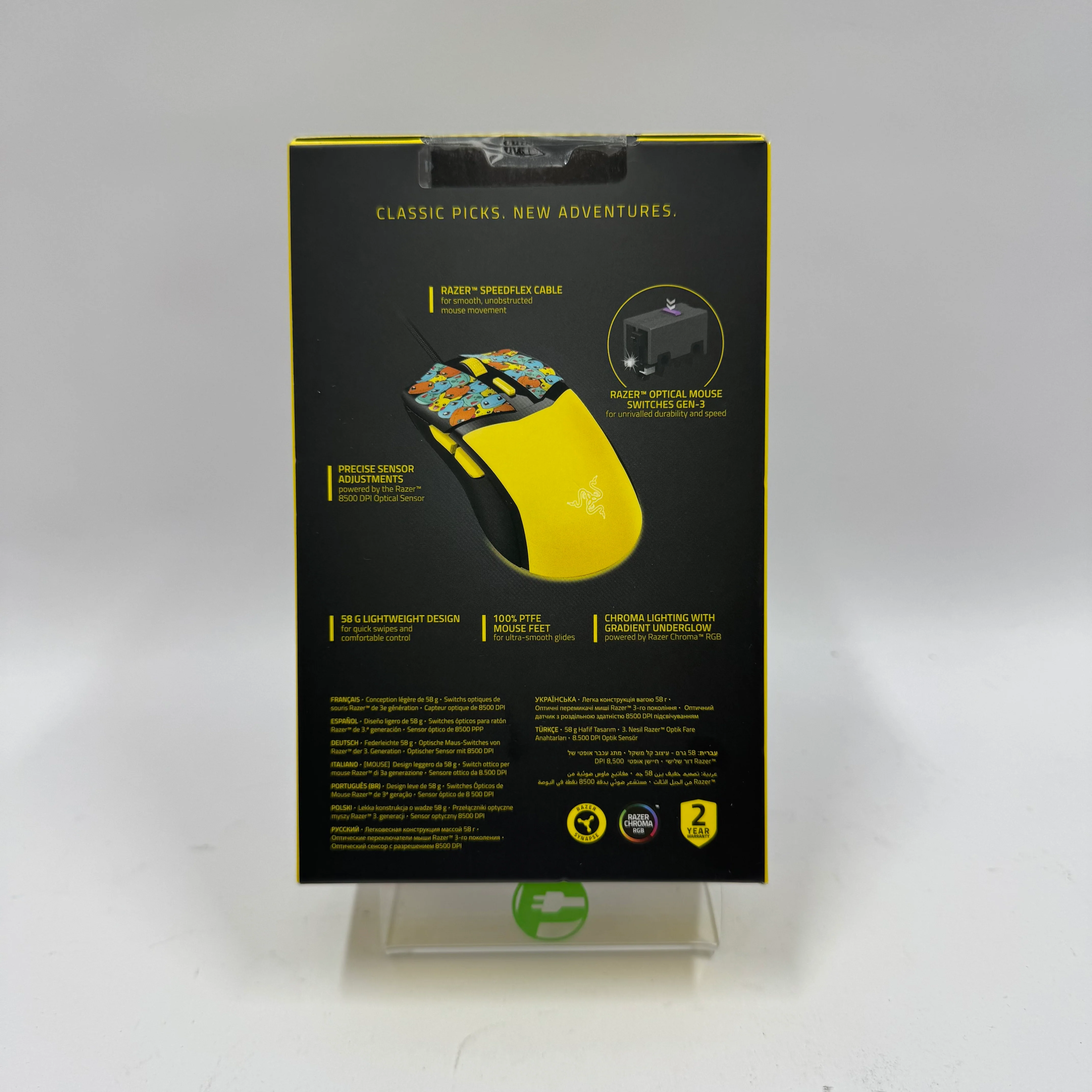 New Razer Cobra Pokemon Wireless Gaming Mouse RZ01-04650400-R3M1 - Image 2