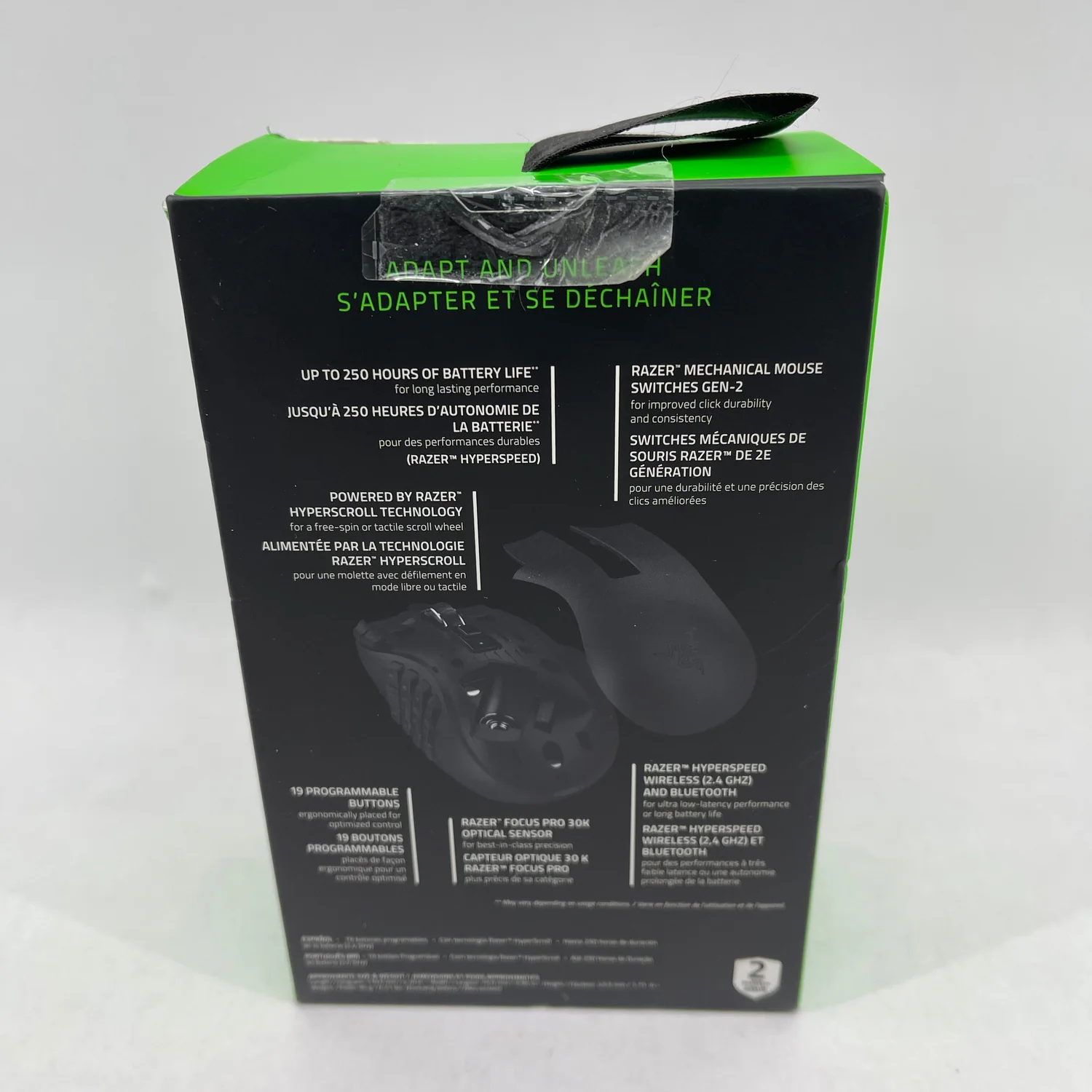 New Razer Naga V2 Hyperspeed Wireless Gaming Mouse RZ01-0360 - Image 2