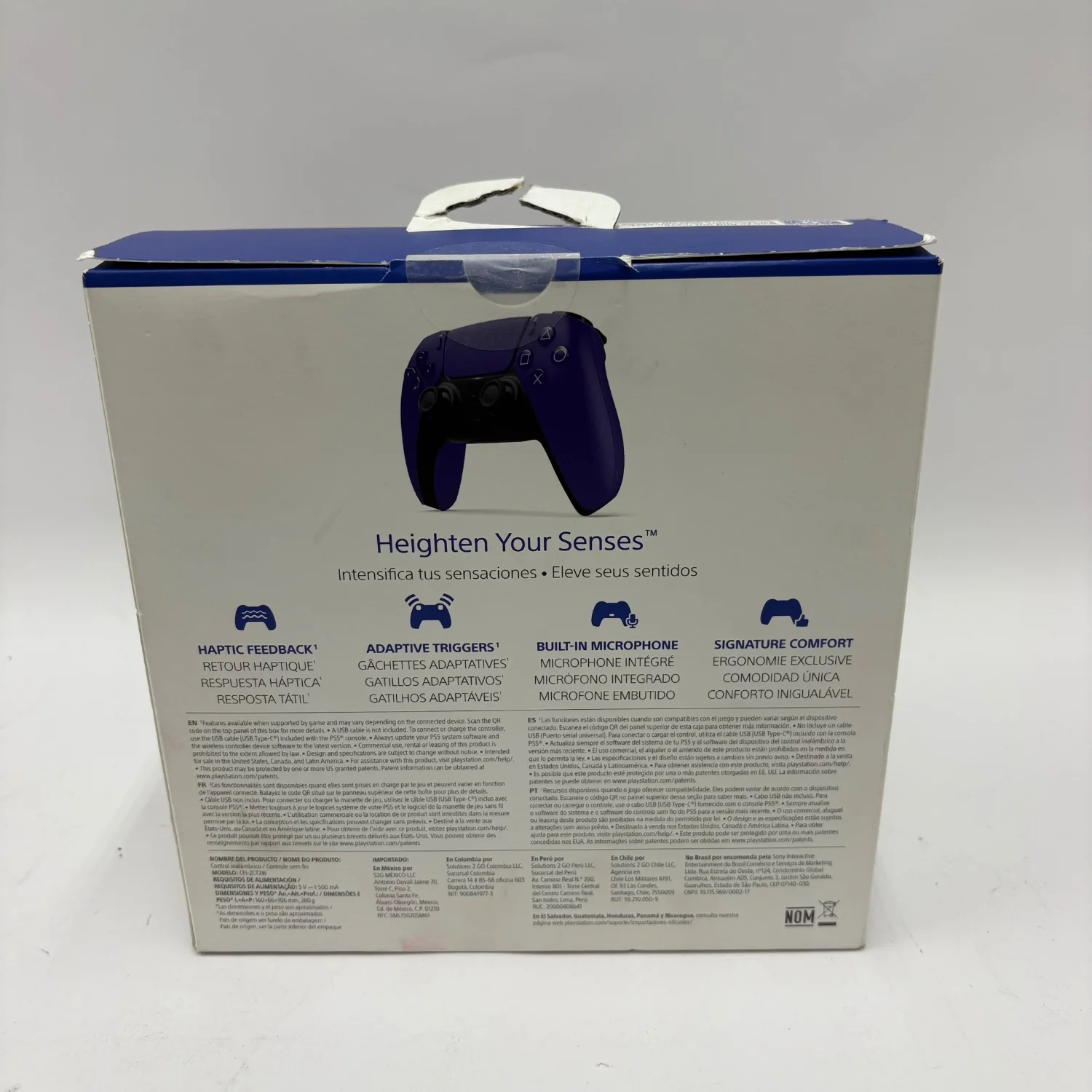 New Sony Playstation 5 DualSense Wireless Controller Galactic Purple - Image 2