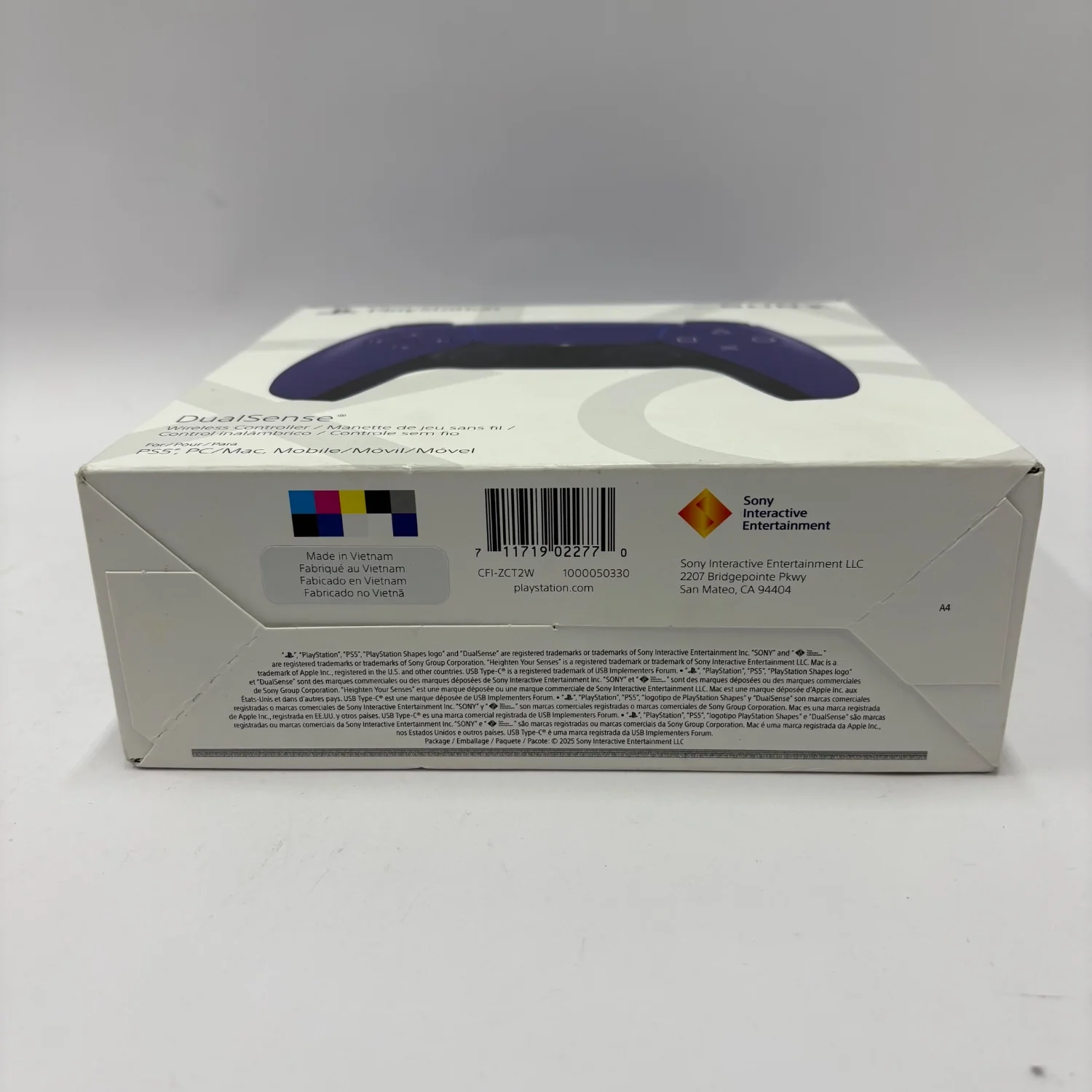 New Sony Playstation 5 DualSense Wireless Controller Galactic Purple - Image 4