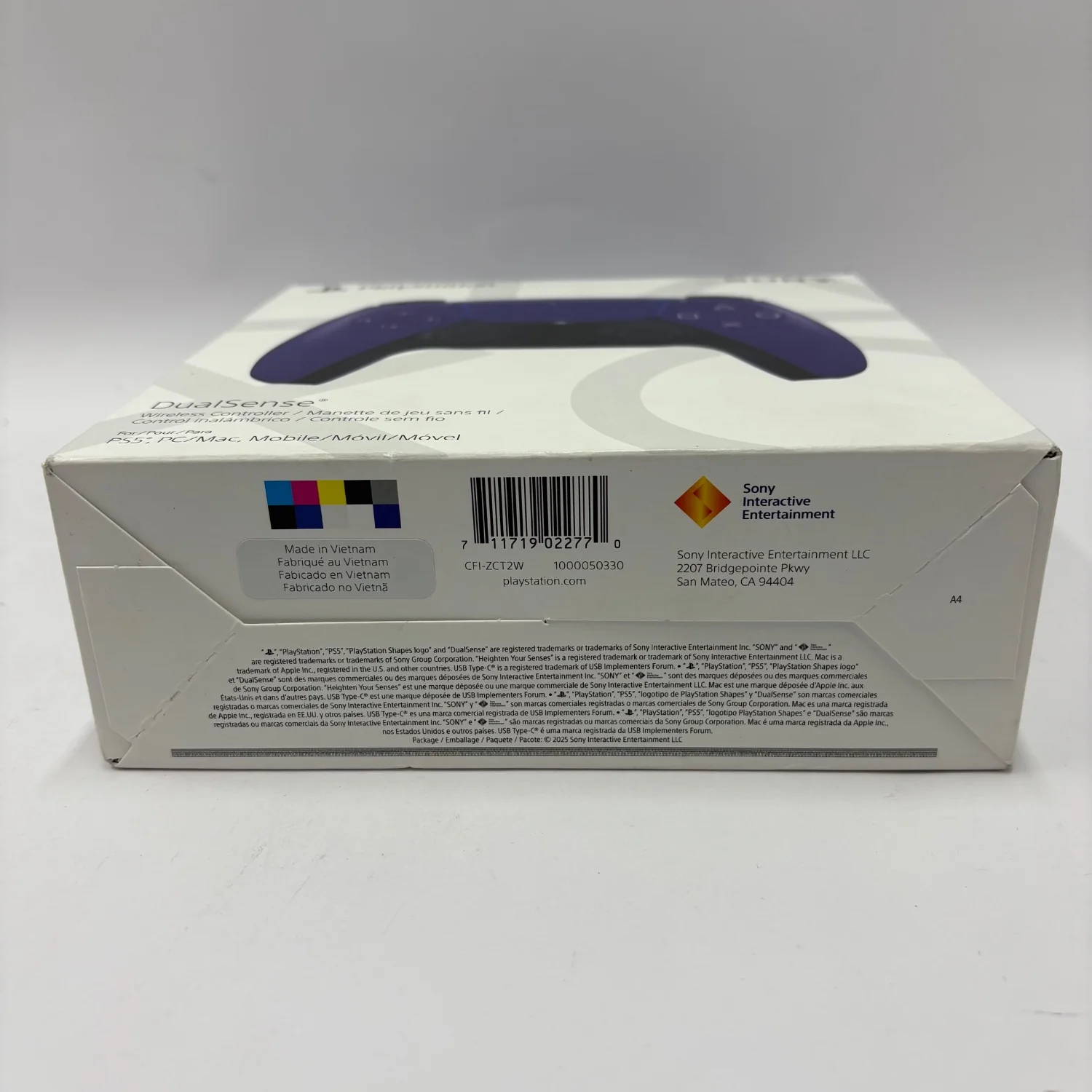 New Sony Playstation 5 DualSense Wireless Controller Galactic Purple - Image 5