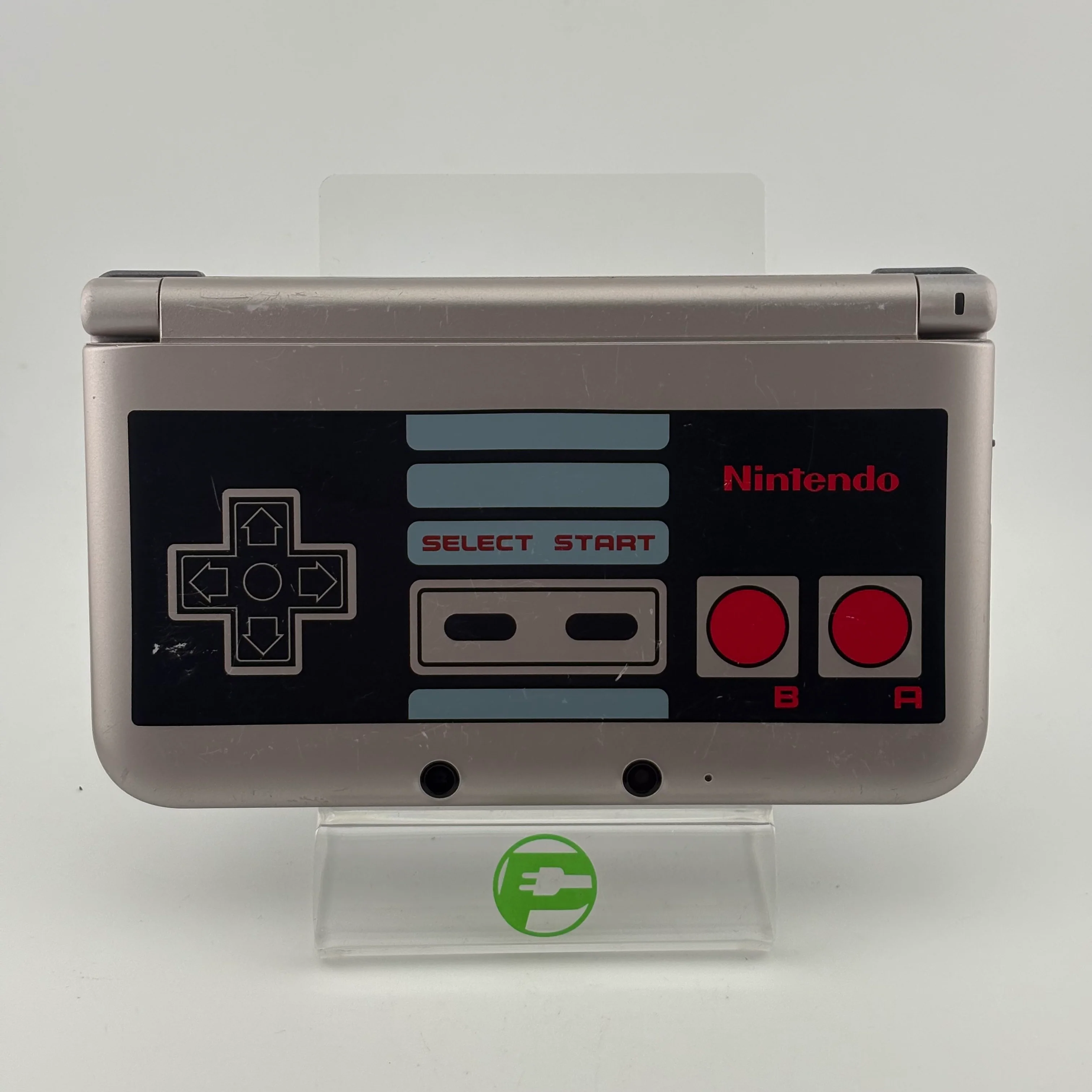 Nintendo 3DS XL NES Edition Handheld Game Console Only SPR-001 Gray No Stylus - Image 5