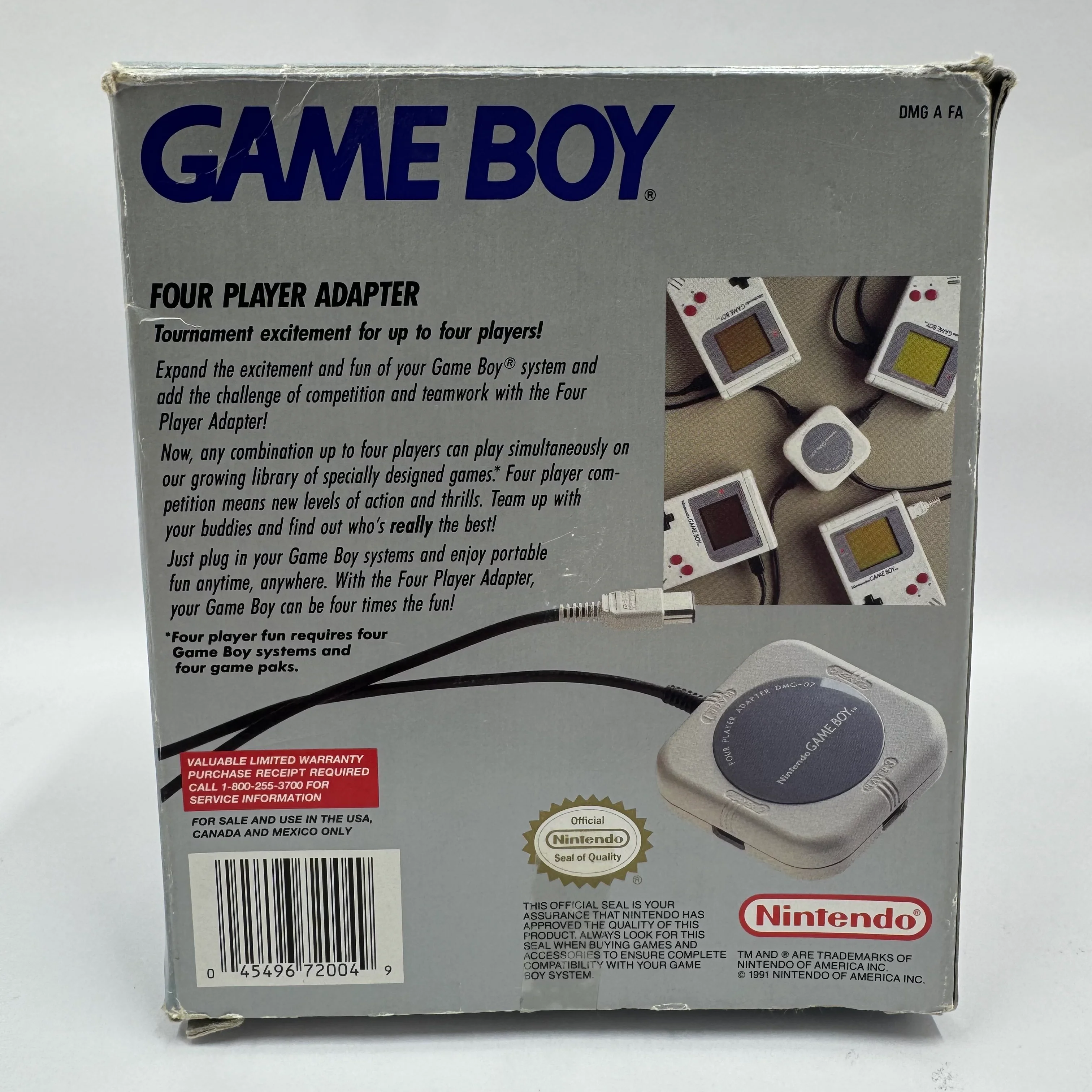 Nintendo GameBoy Four Player Adapter Gray DMG-07 - Image 2