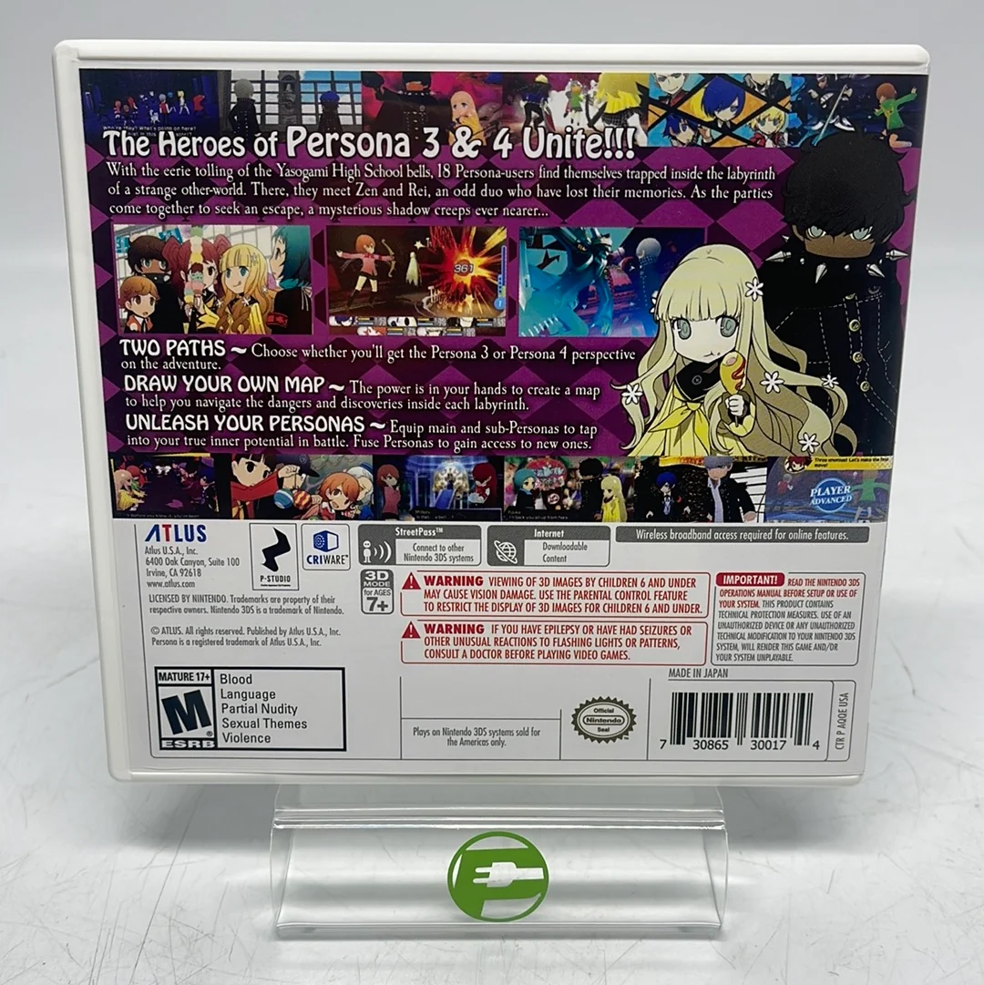 Persona Q: Shadow of the Labyrinth (Nintendo 3DS, 2014) - Image 2