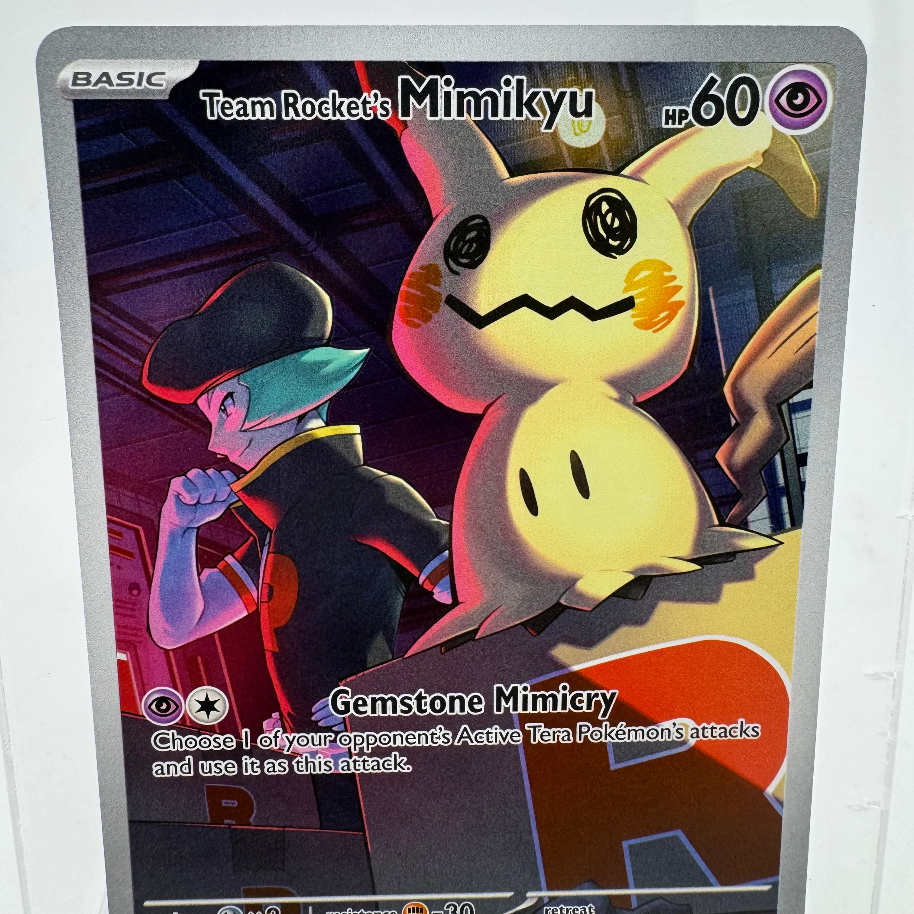 Pokémon TCG Ascended Heroes Team Rocket's Mimikyu #238 Holo English NM - Image 4