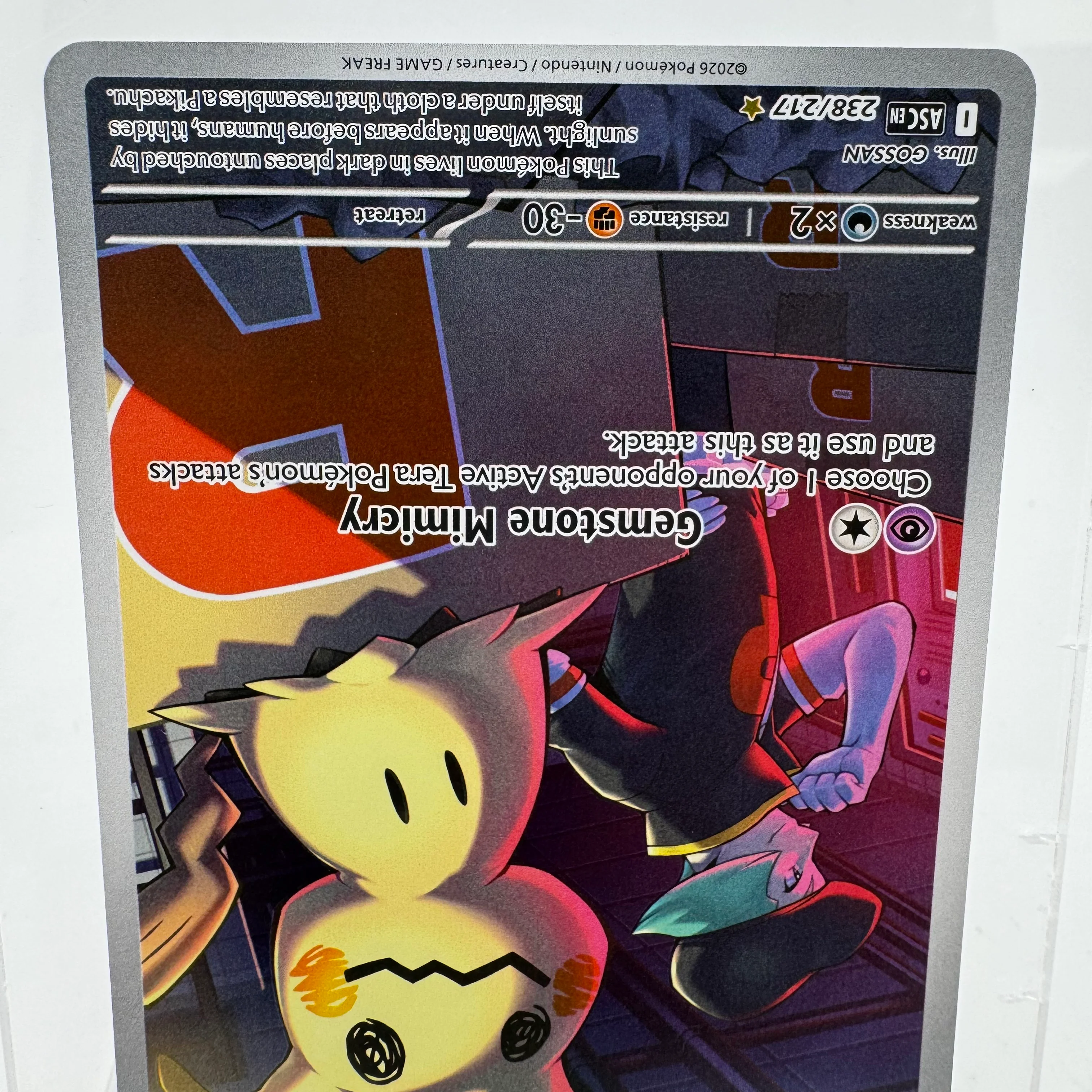 Pokémon TCG Ascended Heroes Team Rocket's Mimikyu #238 Holo English NM - Image 5