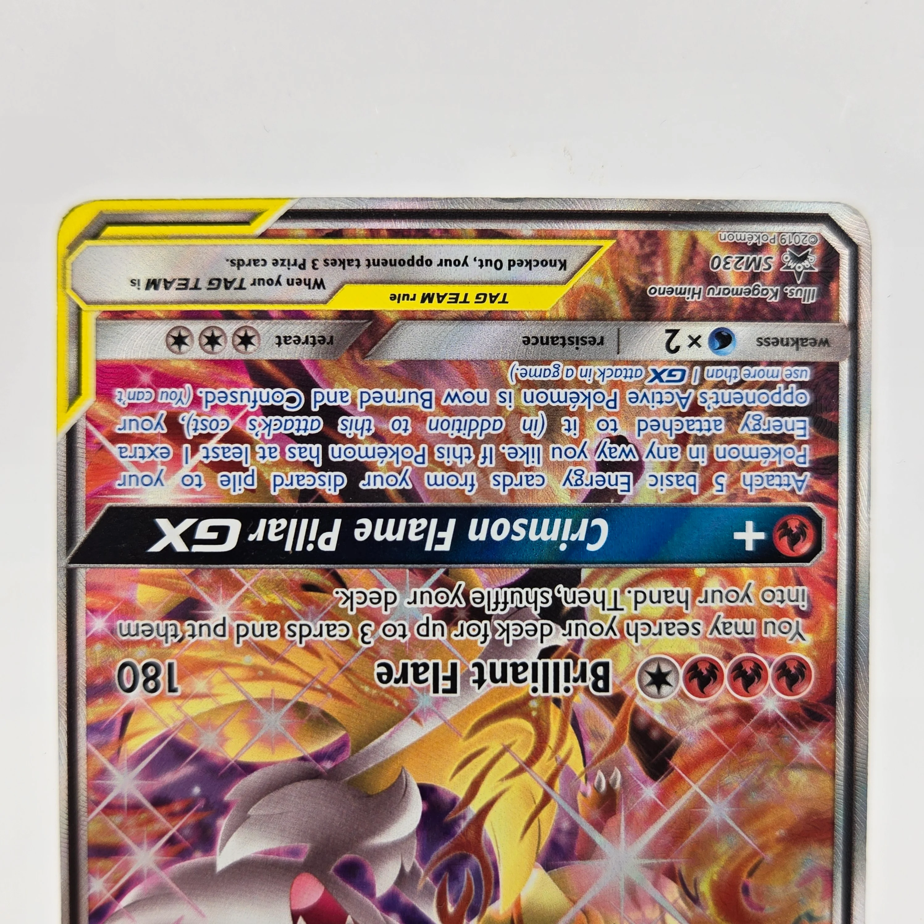 Pokémon TCG Charizard & Braixen GX #SM230 Pokemon Promo 20/65 SM230 English - Image 3