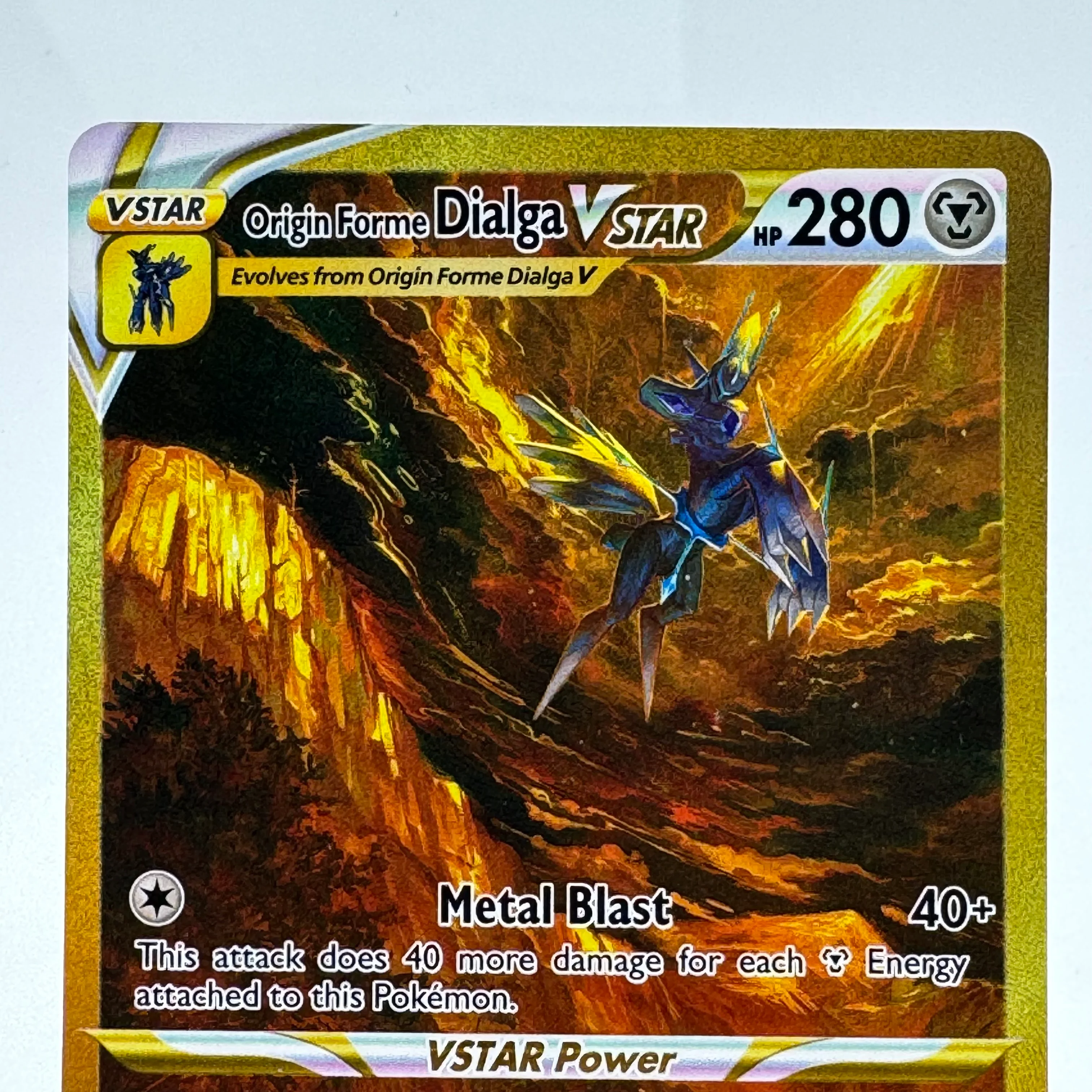 Pokémon TCG Crown Zenith Origin Forme Dialga VSTAR #GG68 Holo English NM - Image 4