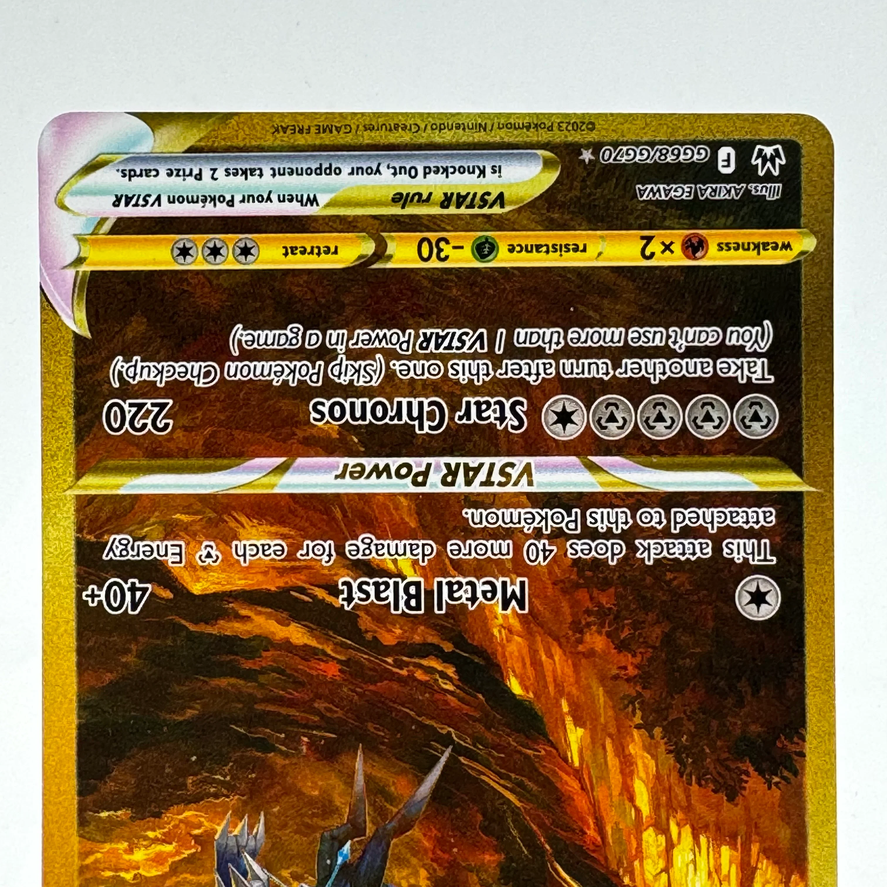 Pokémon TCG Crown Zenith Origin Forme Dialga VSTAR #GG68 Holo English NM - Image 5