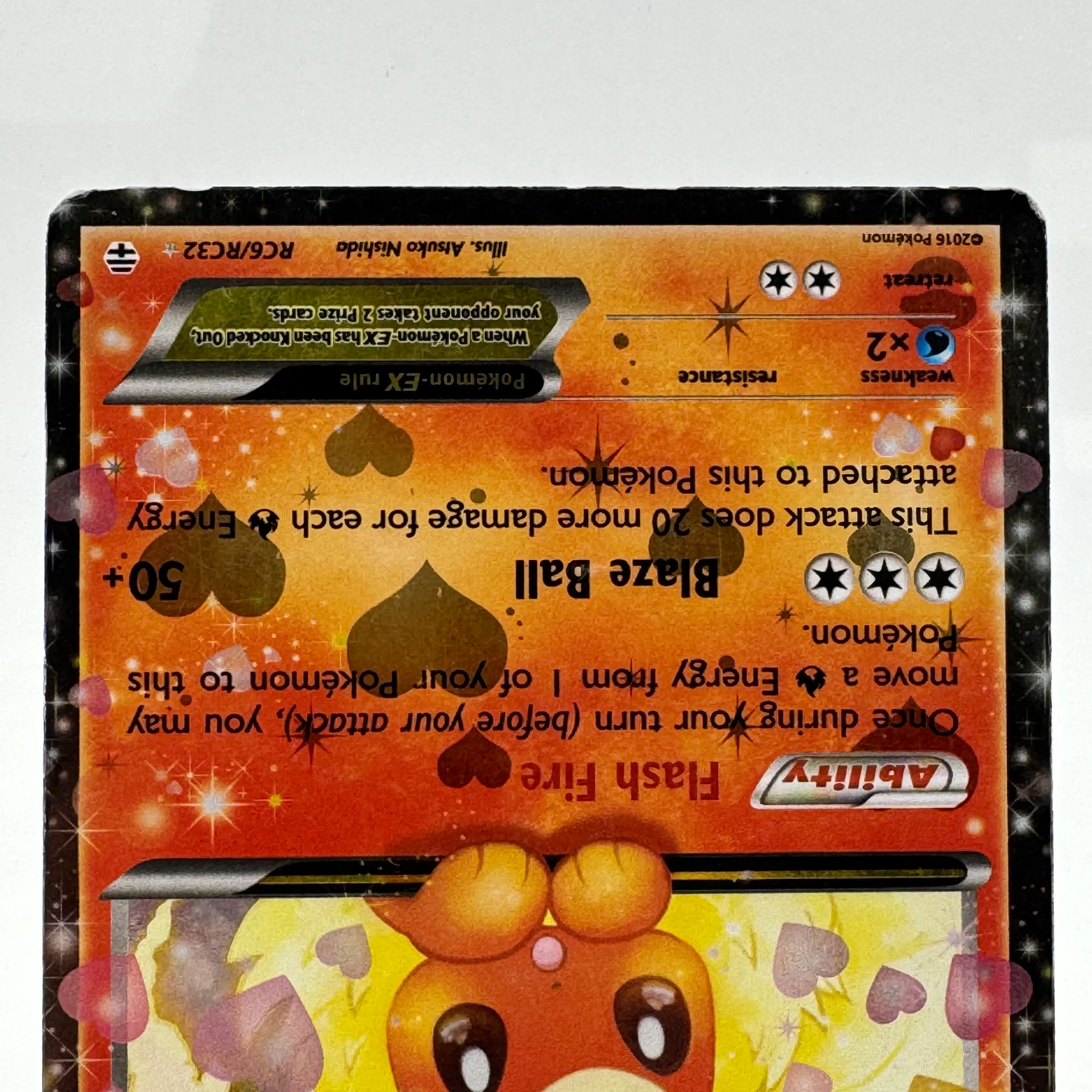 Pokémon TCG Generations Flareon EX #RC6 Holo English - Image 5
