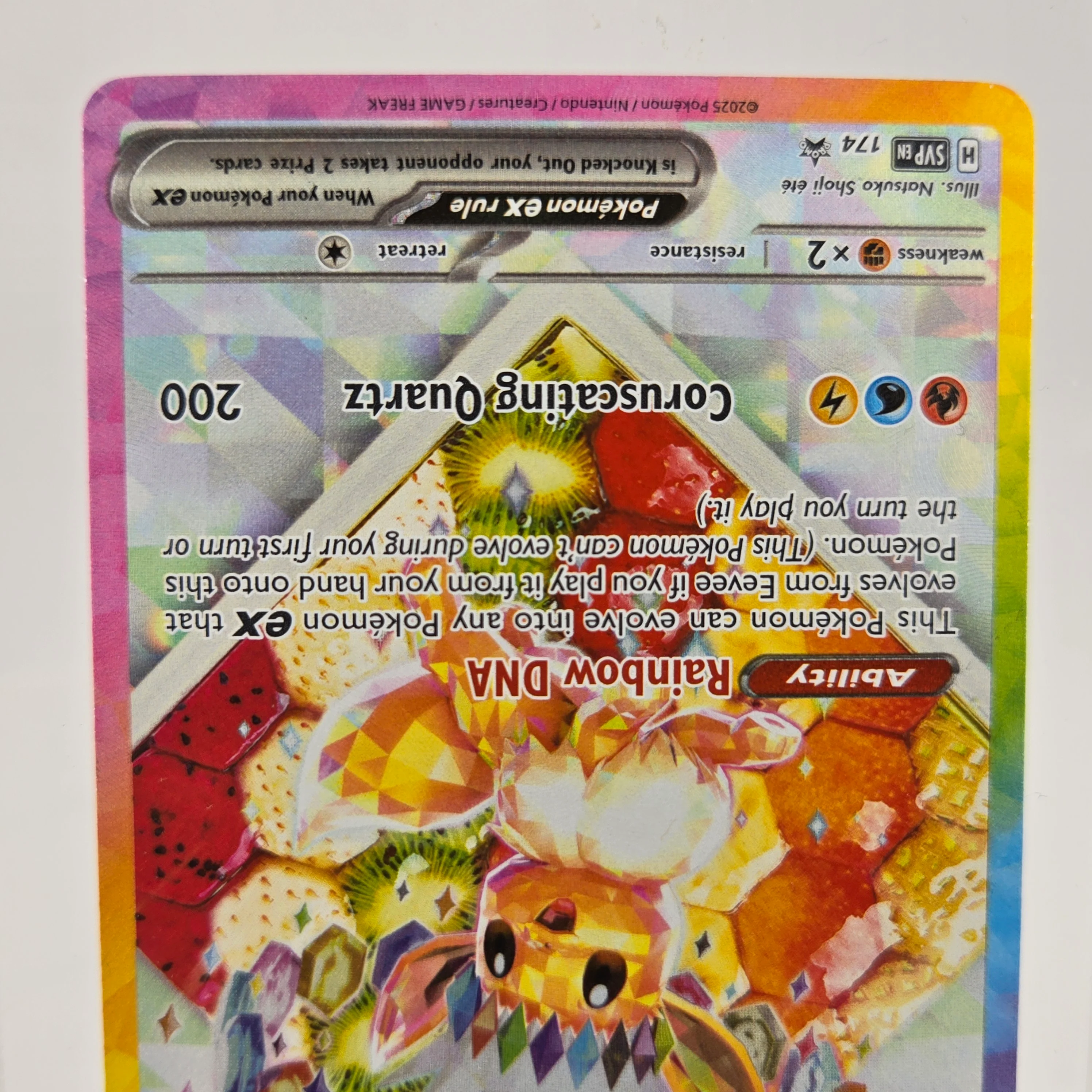 Pokémon TCG Prismatic Evolutions Eevee Ex #174 Pokemon Promo 10/25 174 English - Image 3