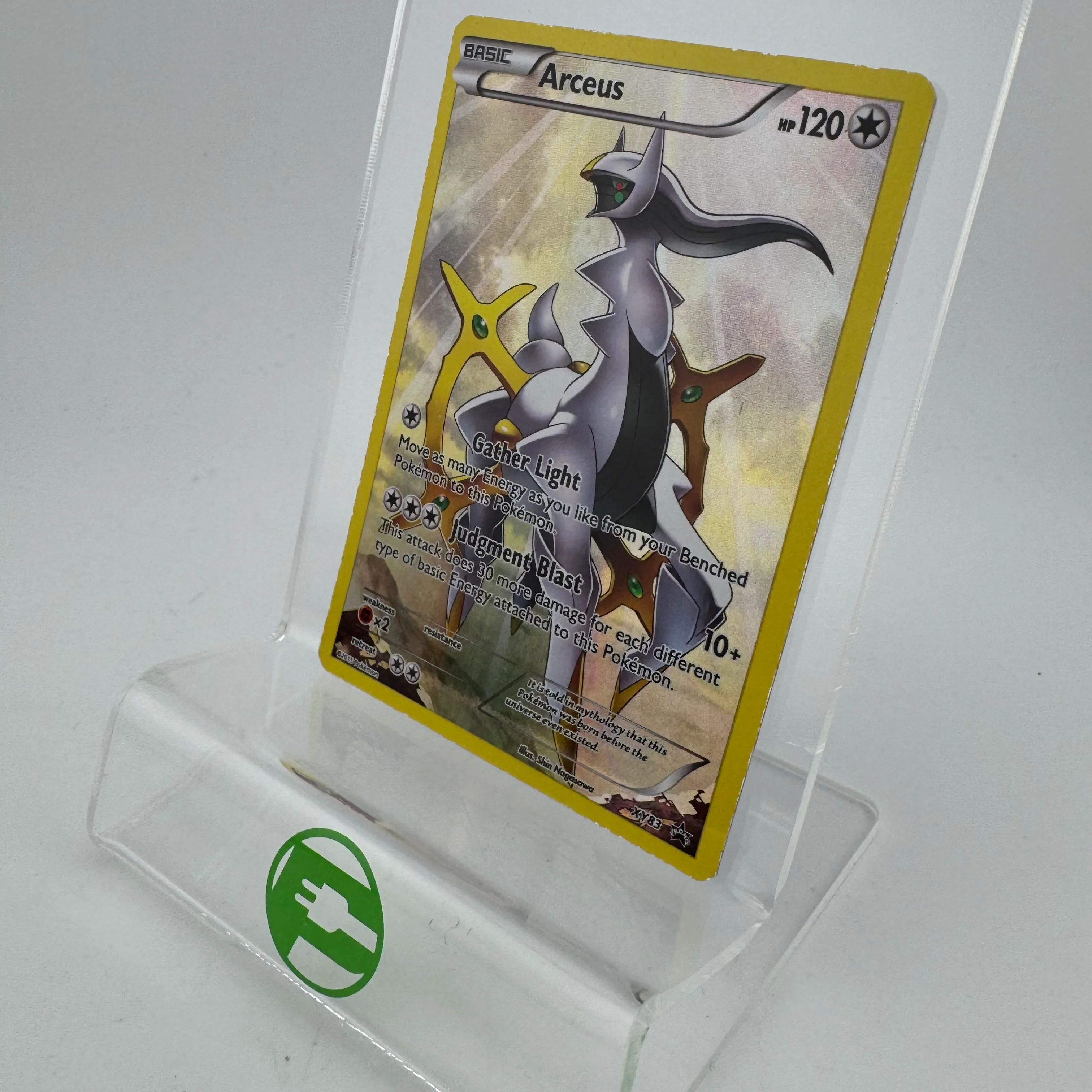 Pokémon TCG Promo Arceus #XY83 Holo English LP - Image 3