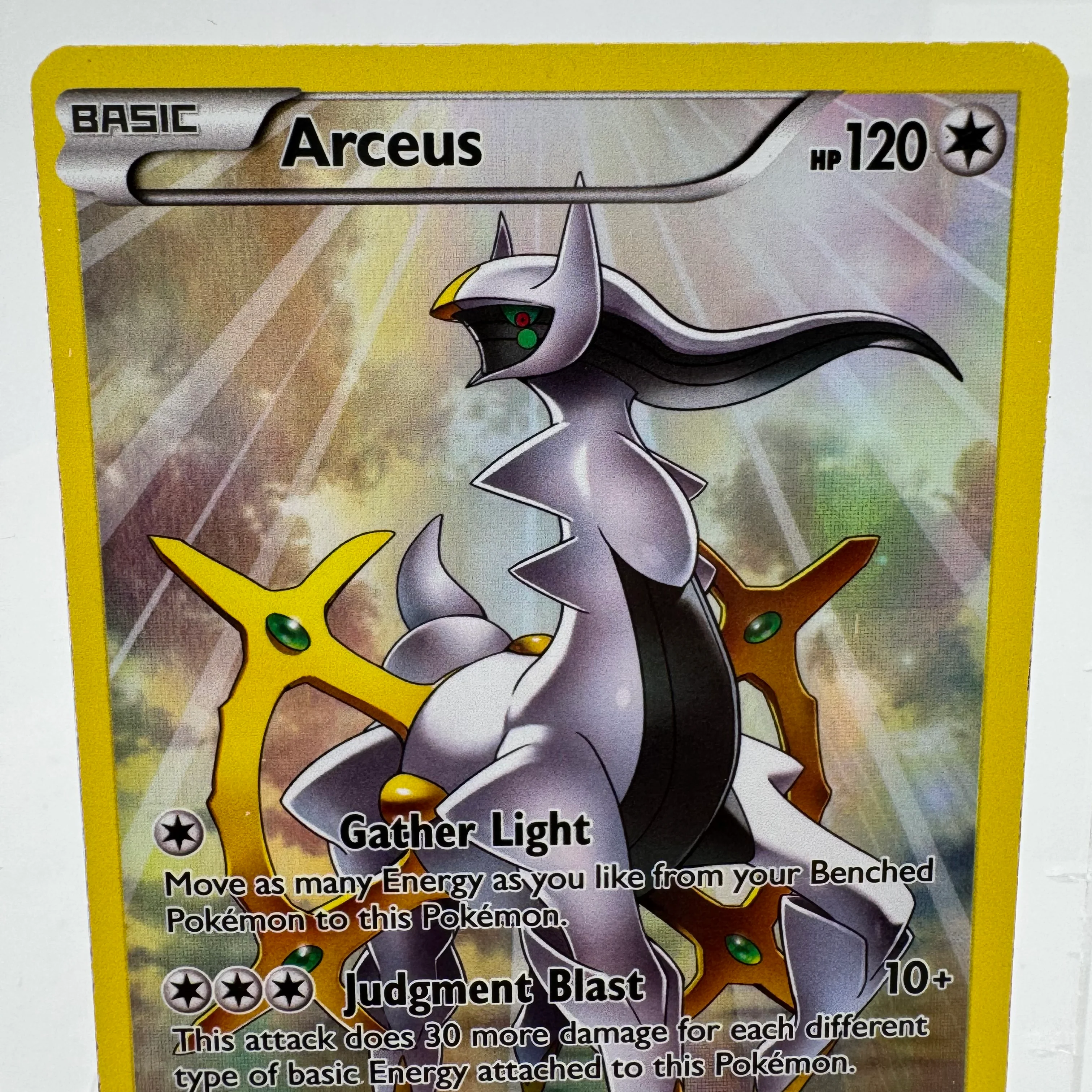 Pokémon TCG Promo Arceus #XY83 Holo English LP - Image 4