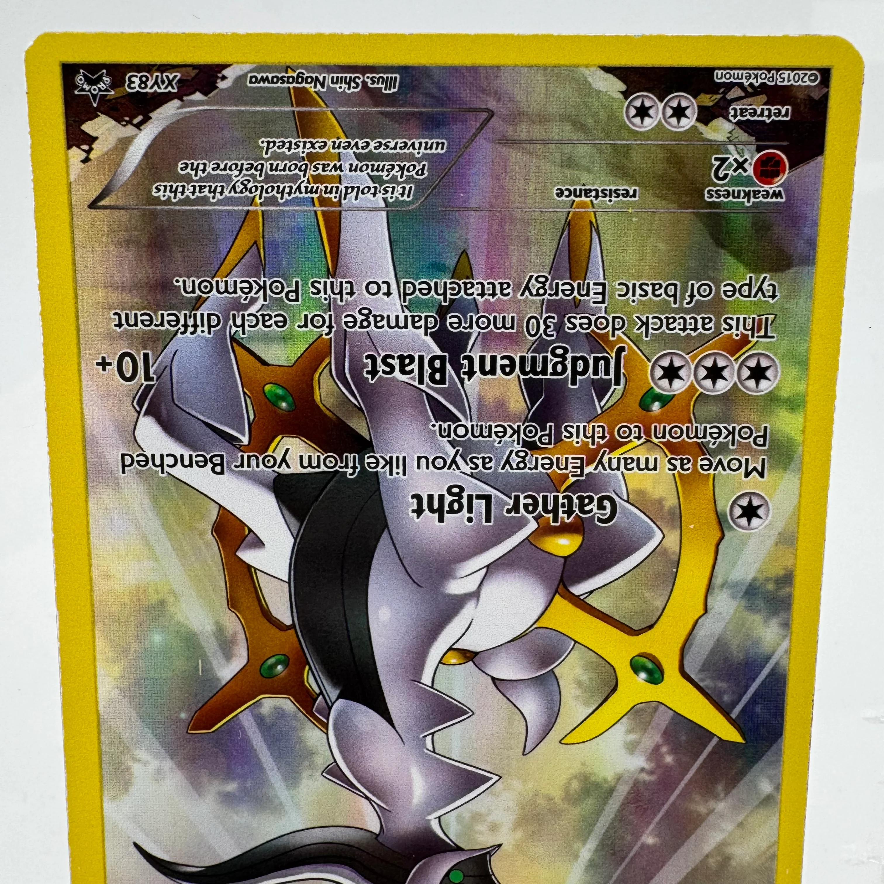 Pokémon TCG Promo Arceus #XY83 Holo English LP - Image 5