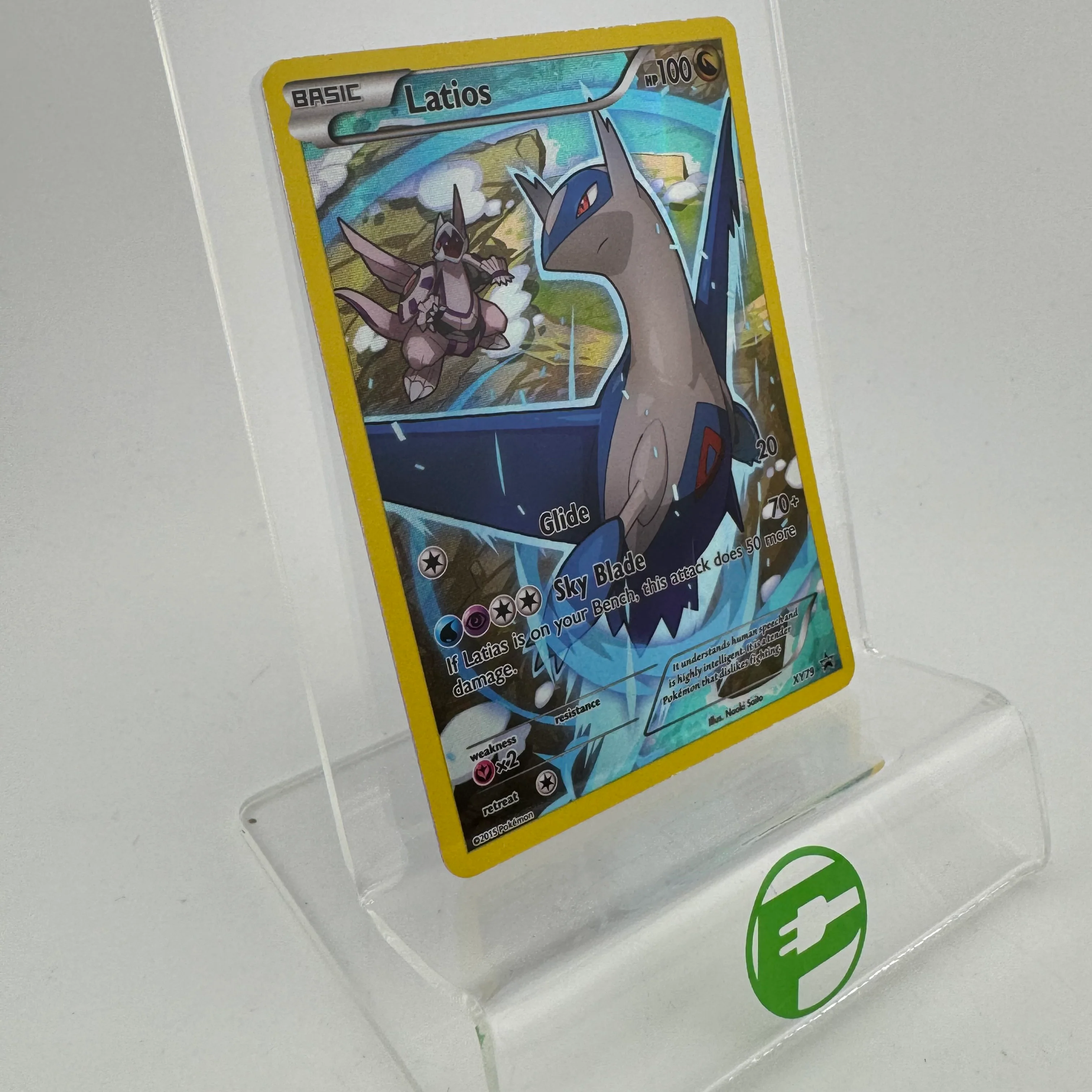 Pokémon TCG Promo Latios #XY79 Holo English LP - Image 2