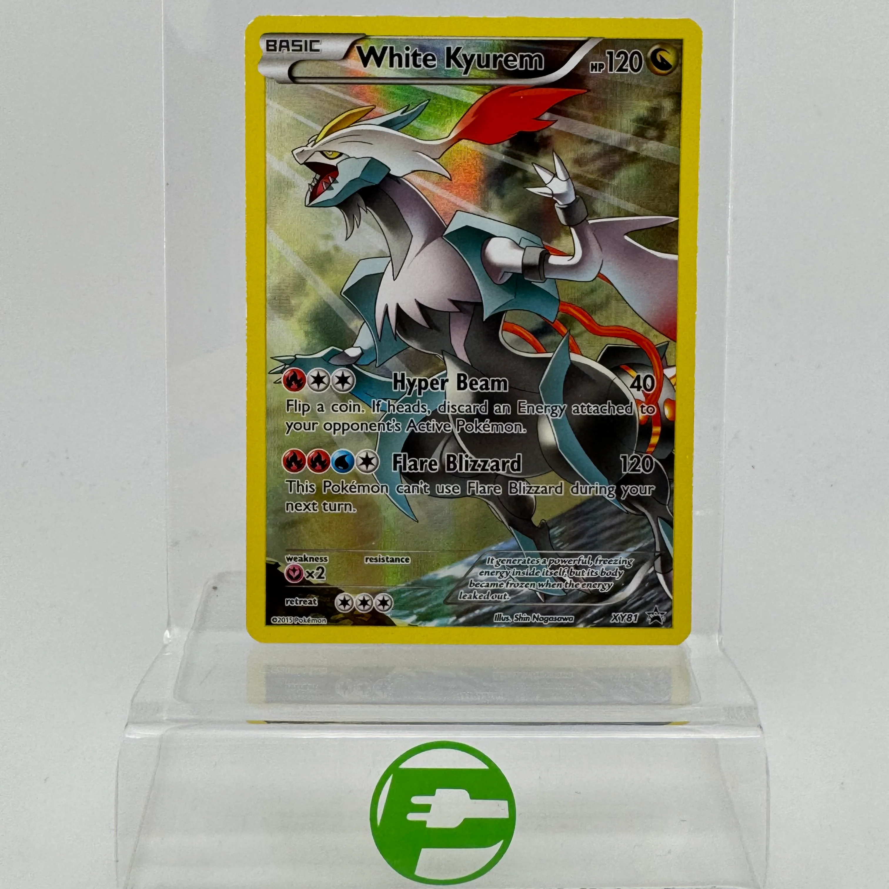Pokémon TCG Promo White Kyurem #XY81 Holo English LP