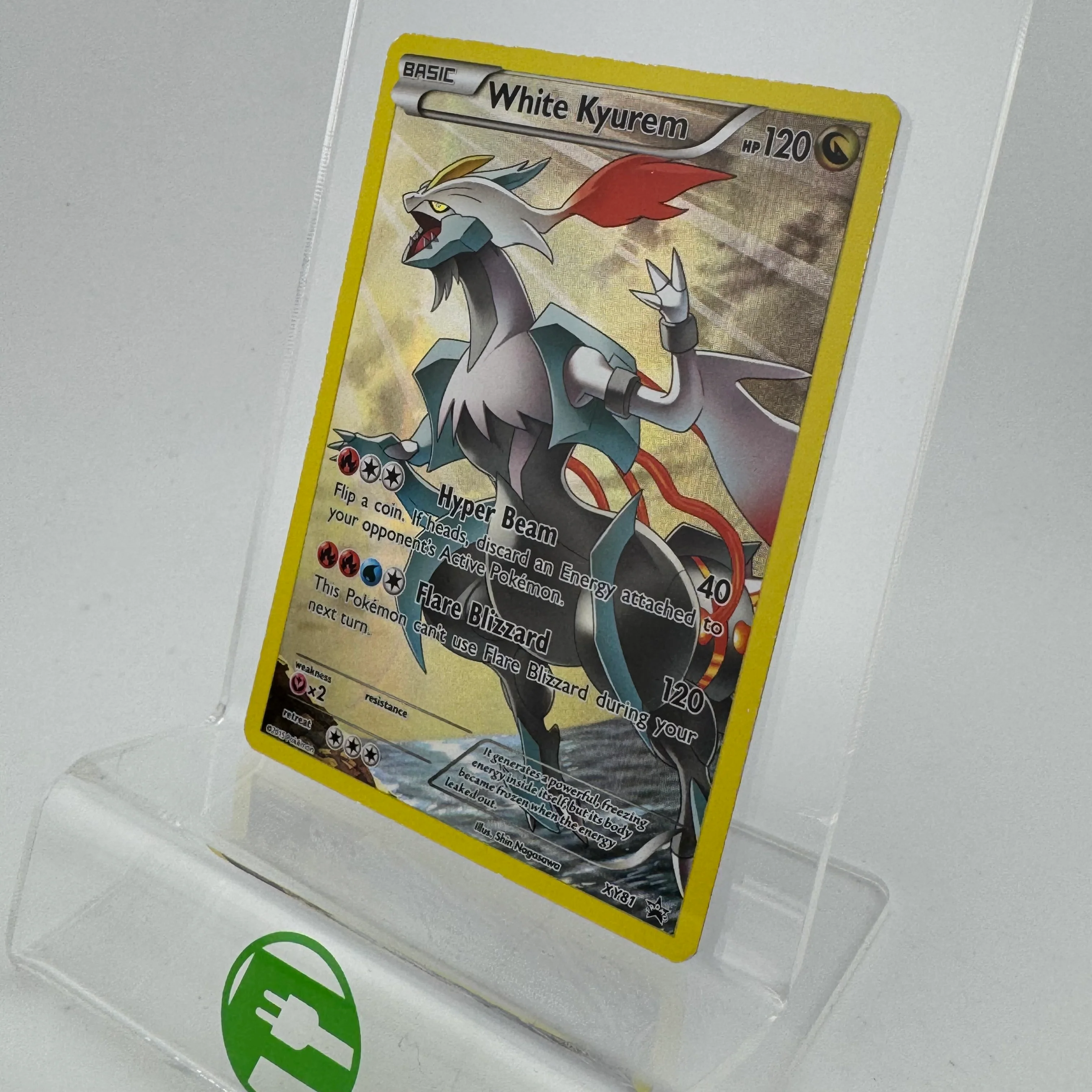 Pokémon TCG Promo White Kyurem #XY81 Holo English LP - Image 3