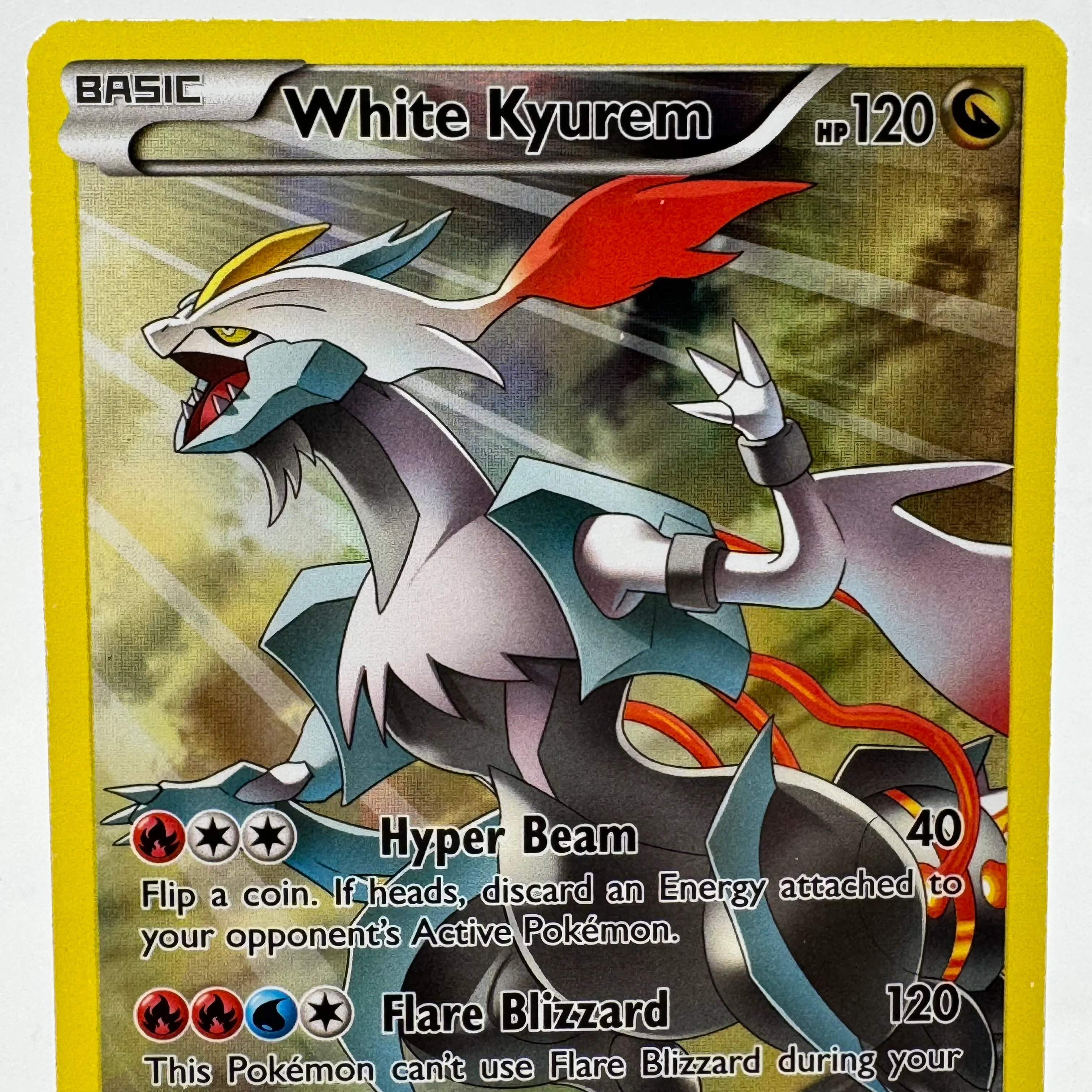 Pokémon TCG Promo White Kyurem #XY81 Holo English LP - Image 4